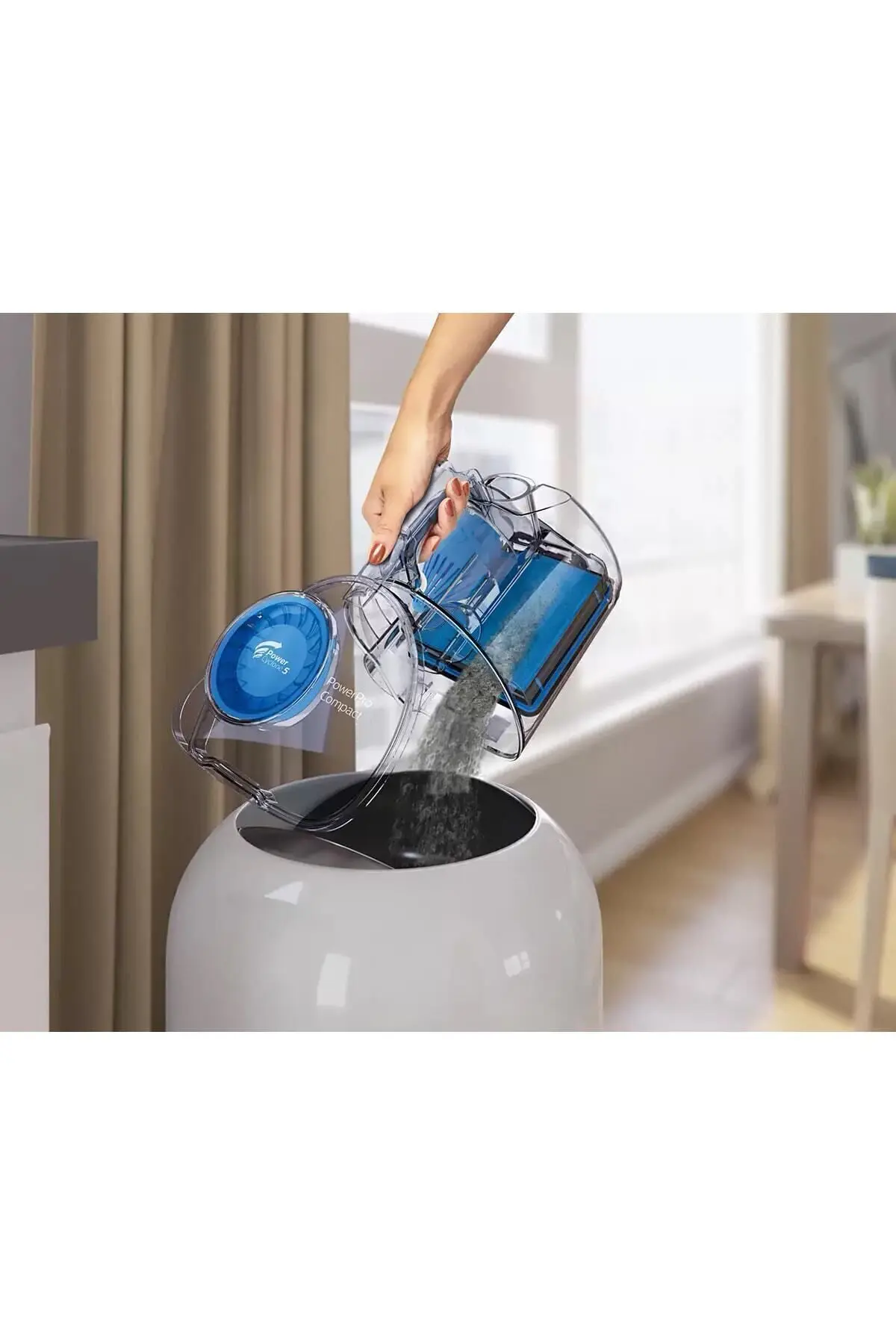 Powerpro CityToz Torbasız Süpürge Powercyclone5 Alergy H13 Filtre,1.5L Kapasite, FC9331/07