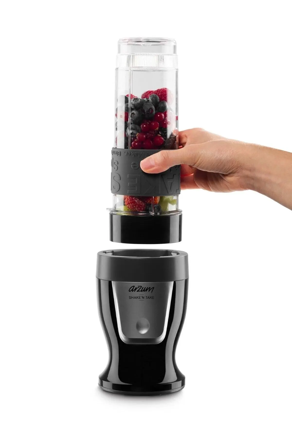AR1032 Shake'n Take Kişisel Smoothie Blender, Siyah (300 W, 2 Adet Şişe)