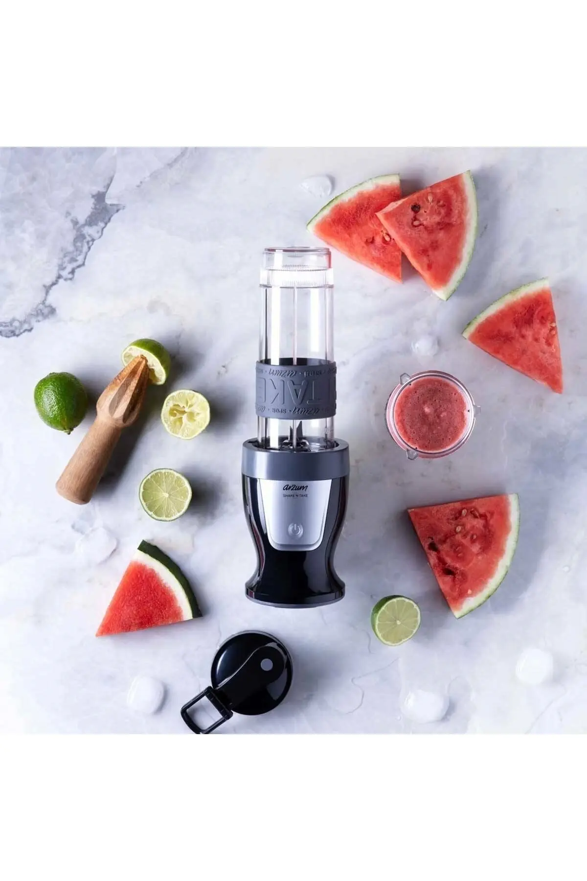 AR1032 Shake'n Take Kişisel Smoothie Blender, Siyah (300 W, 2 Adet Şişe)