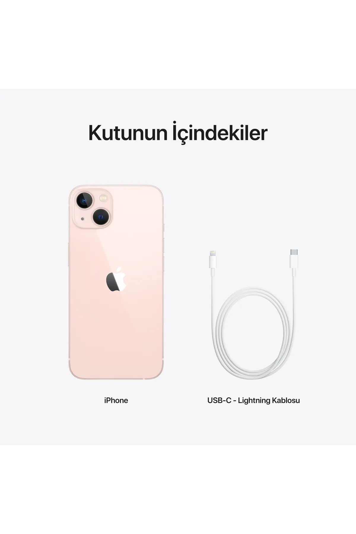iPhone 13 128 GB Pembe Cep Telefonu (Apple Türkiye Garantili)
