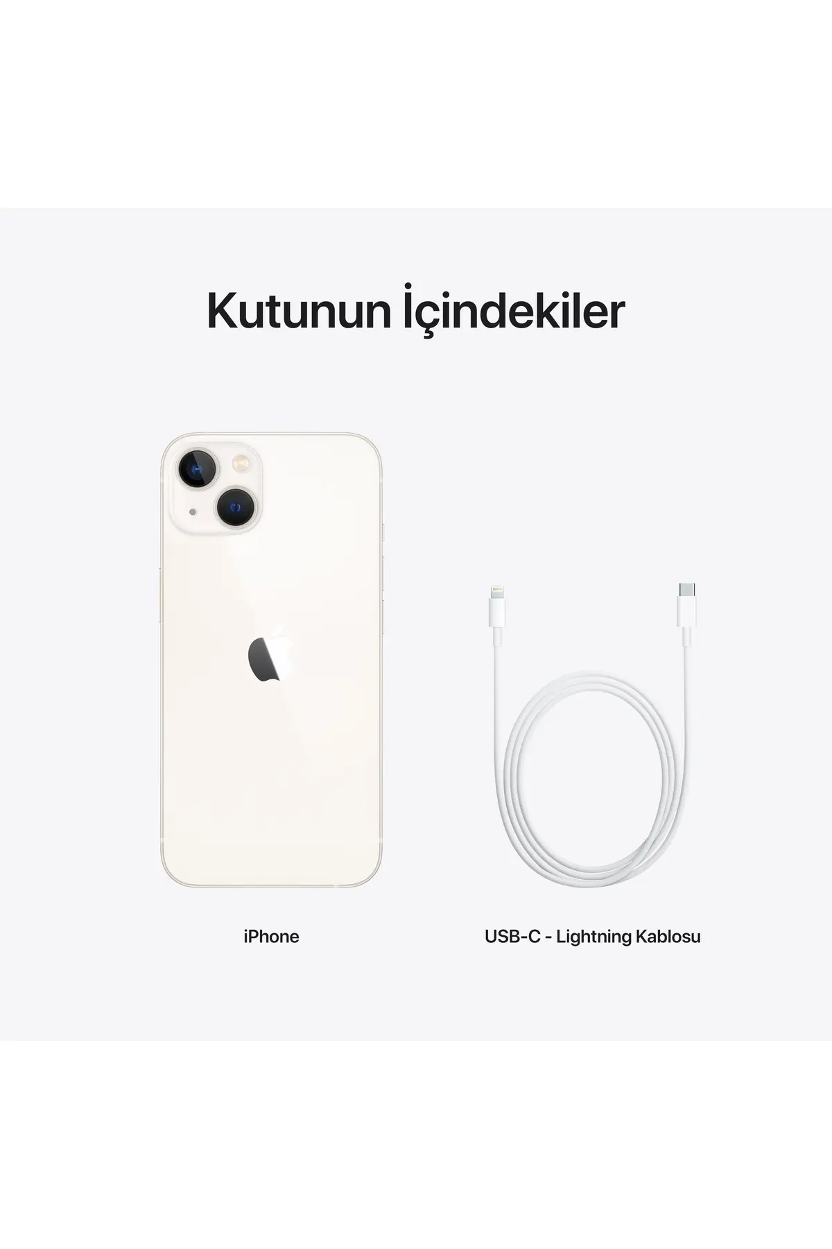 iPhone 13 128 GB Yıldız Işığı Cep Telefonu (Apple Türkiye Garantili)