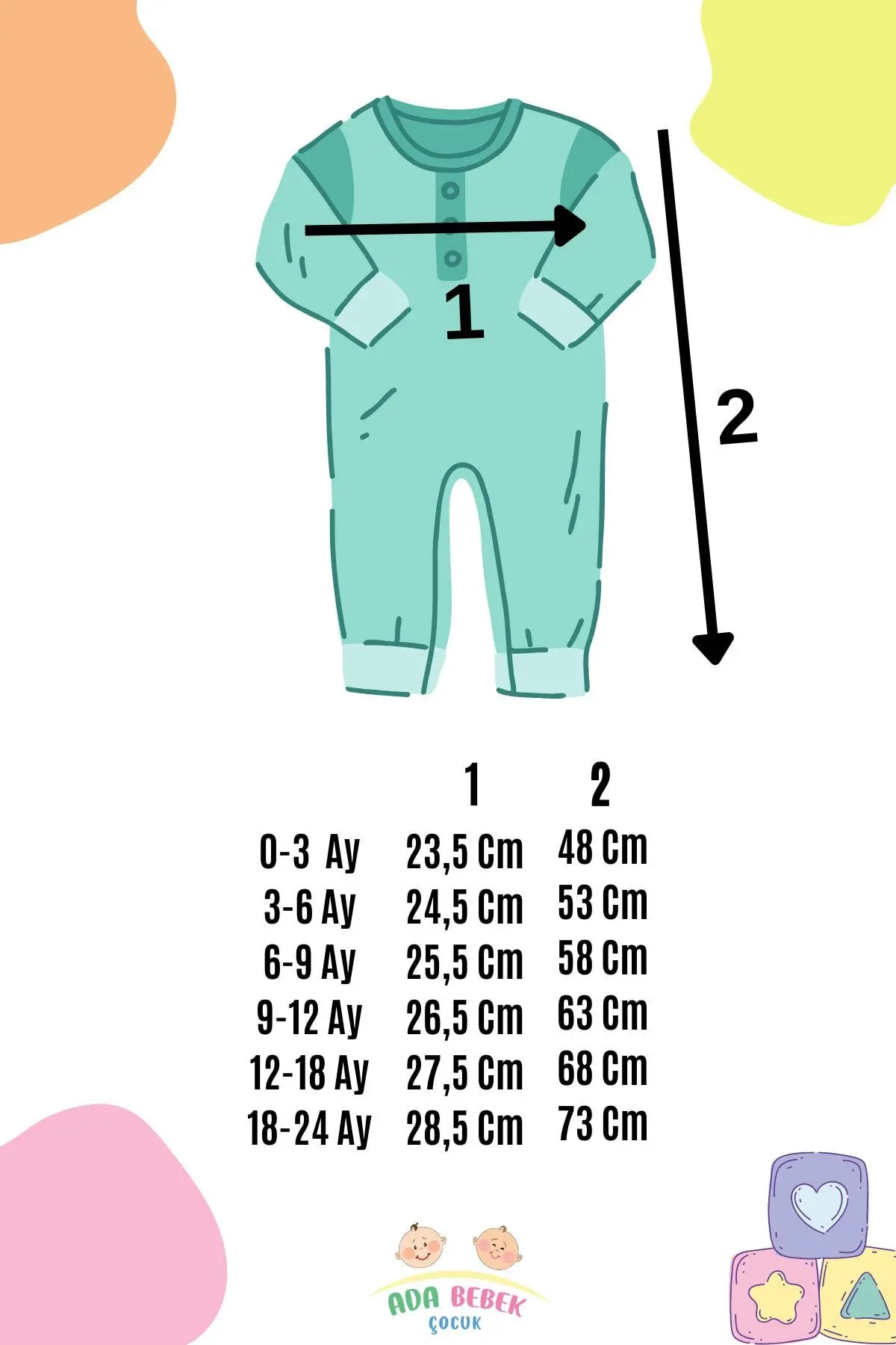 %100 Pamuk Ahşap Düğmeli Fitilli Şapkalı Bebek Tulum