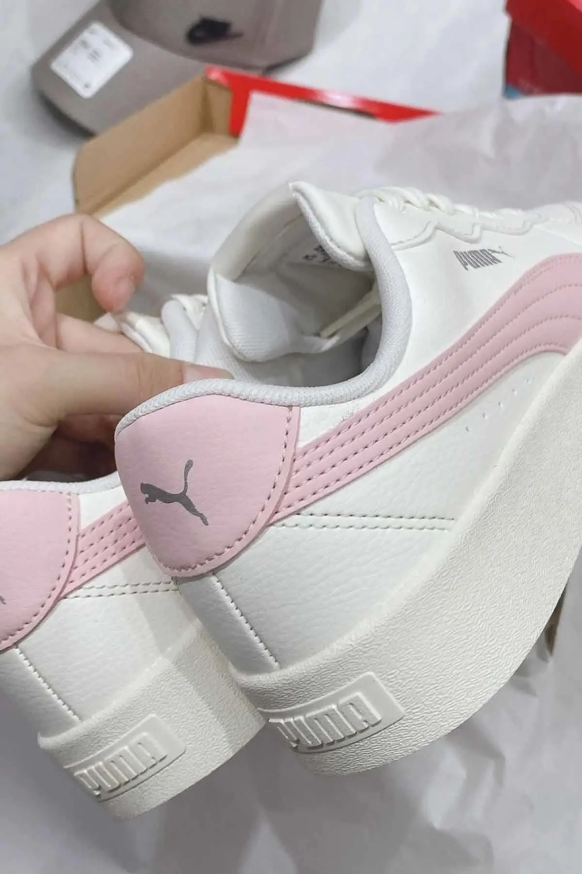 Kadın Snekars Yüksek Taban Spor Ayakkabı Kadın Sneaker Ayakkabı 380147-05-2 Bej