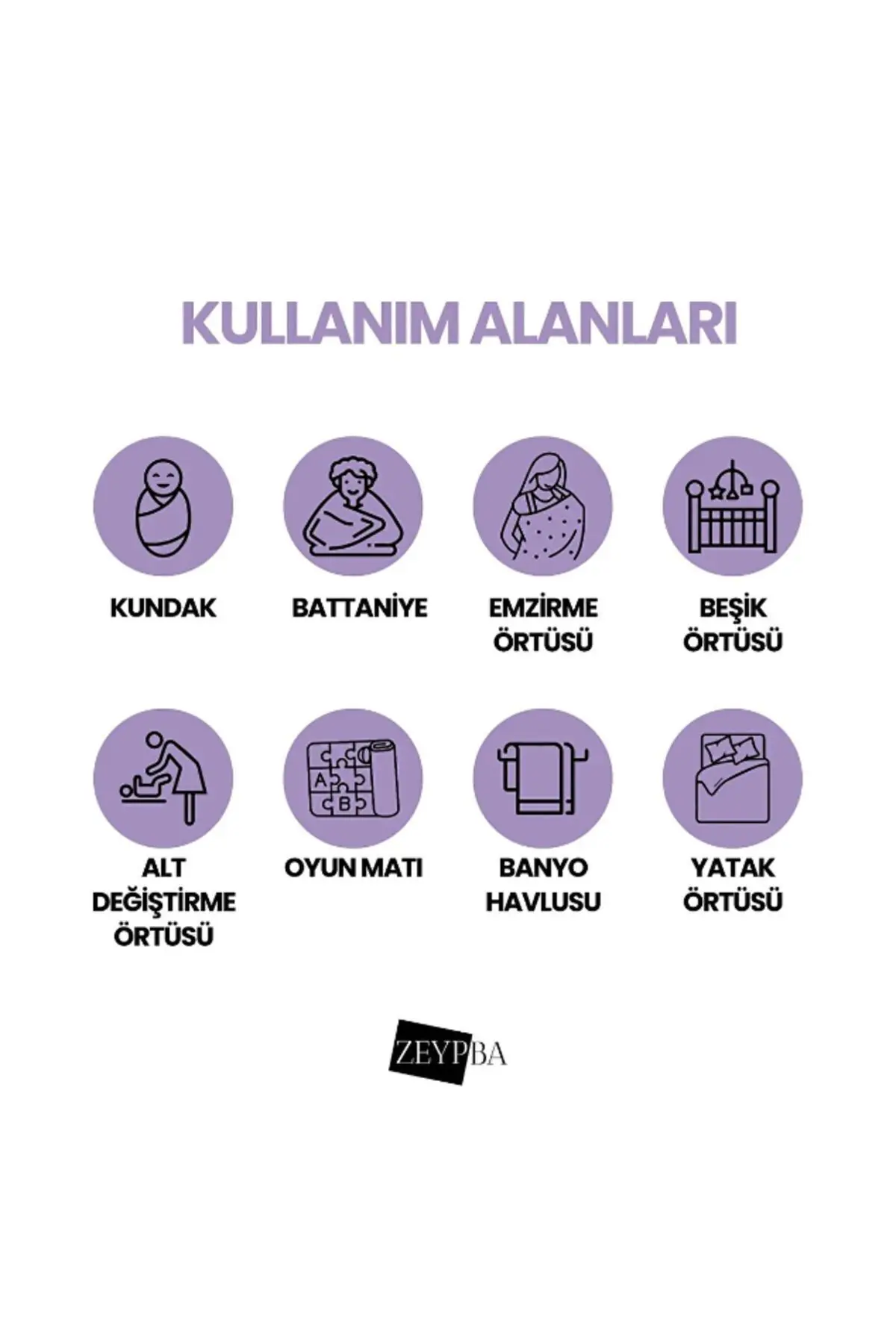 Beyaz Müslin 4 Katlı Müslin 110x110cm Pamuksu Yumuşaklık / Yeni Seri /110x110cm