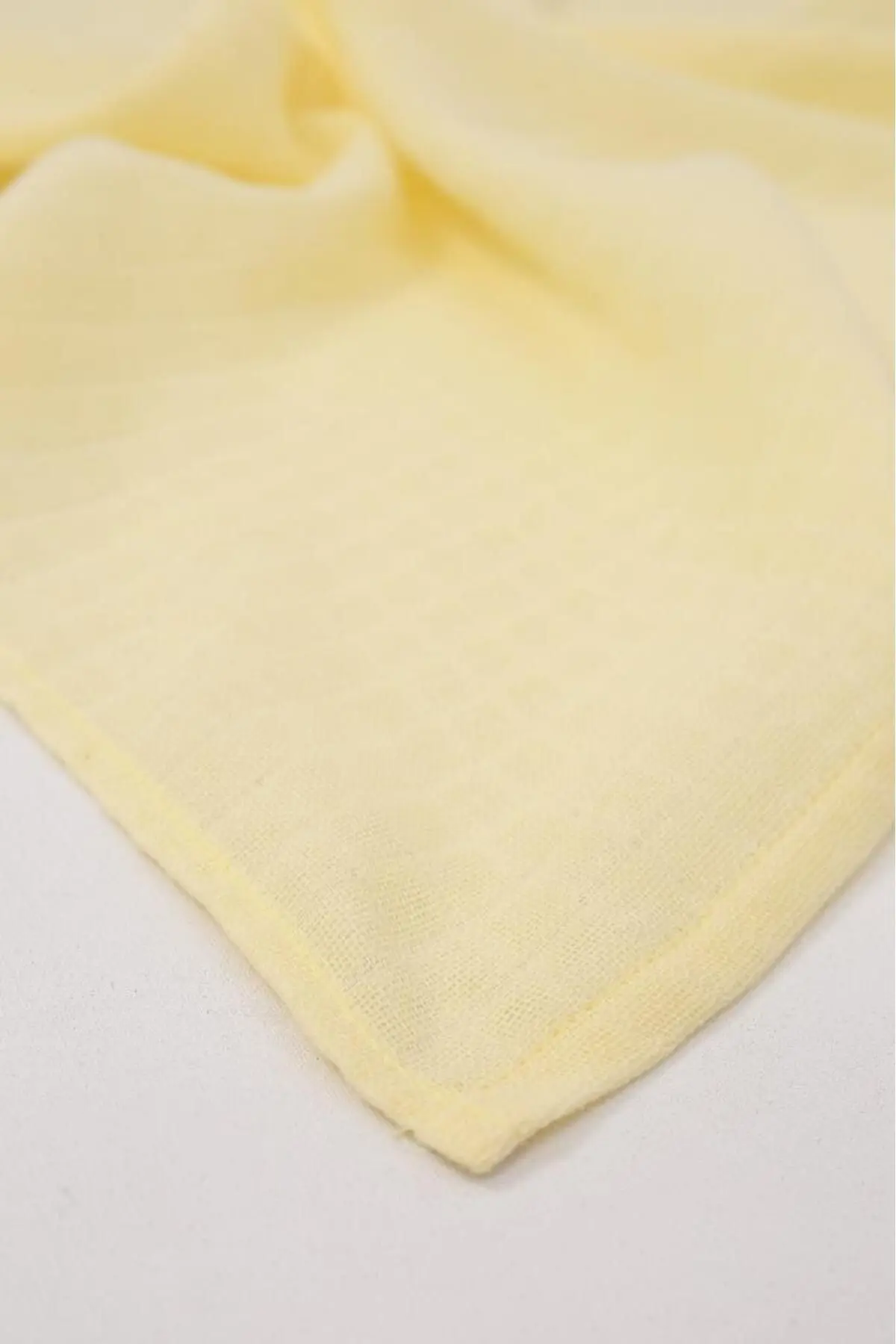 Yeşil, Sarı, Turuncu Renkli %100 Pamuk 3'lü Çok Amaçlı Müslin Bez, Örtü, Battaniye Seti - 75x75 Cm