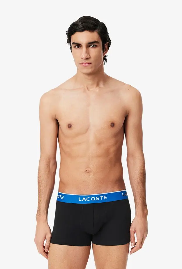 Lacoste Lacoste Erkek 3'lü Siyah Boxer