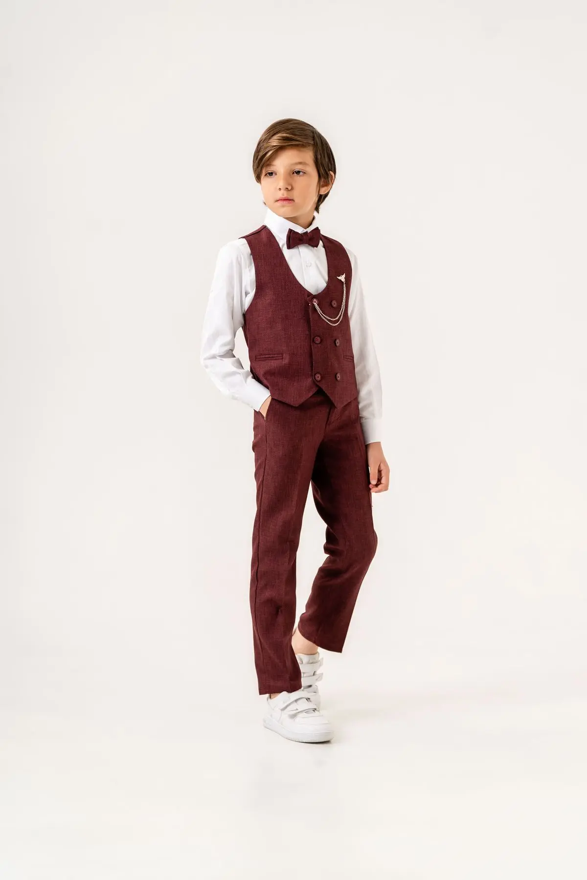 carino's kids Planet Yelekli Erkek Çocuk Takım Elbise