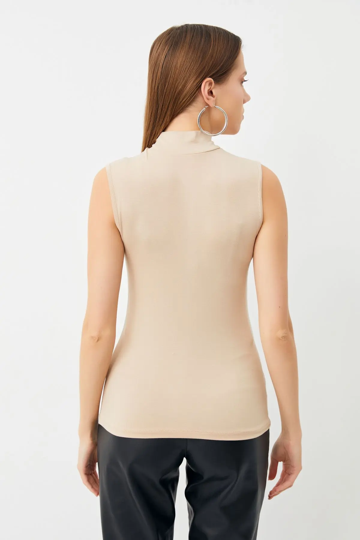 Kadın 2 Krem 2 Acı Kahve 4'lü Kolsuz Body