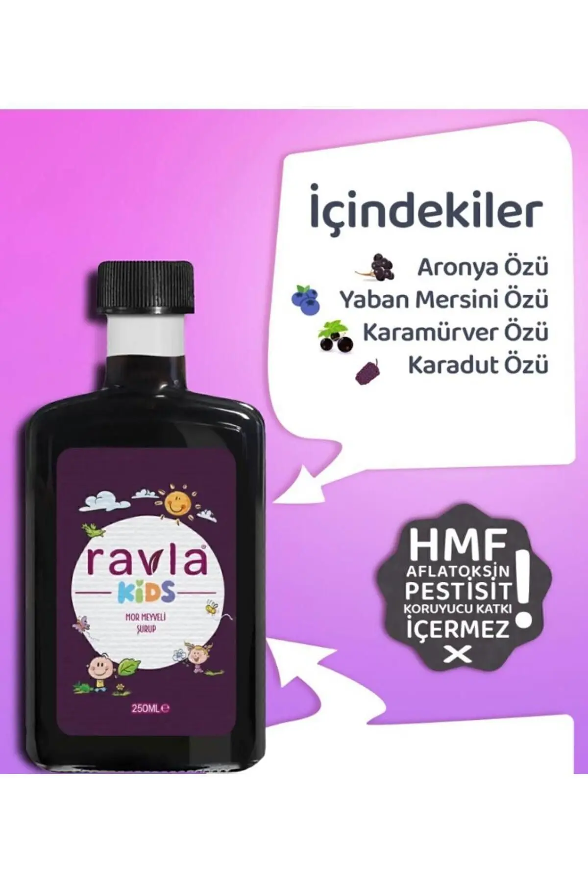 250ml Mor Meyveli Karışım (AĞIR METAL ANALİZLİ)