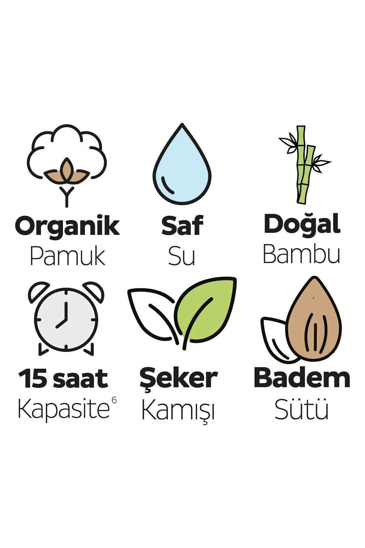 Bio Natural Gross Paket Bebek Bezi 4 Numara Maxi 100 Adet