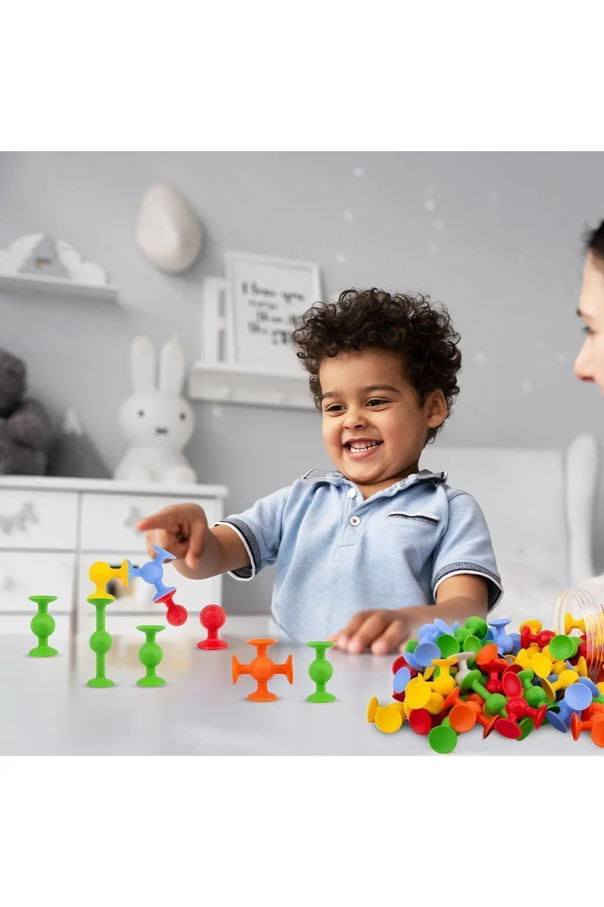 Vakum Molekül 25 Parça Yapı Taşları Fidget Duyusal Eğitici Oyuncak