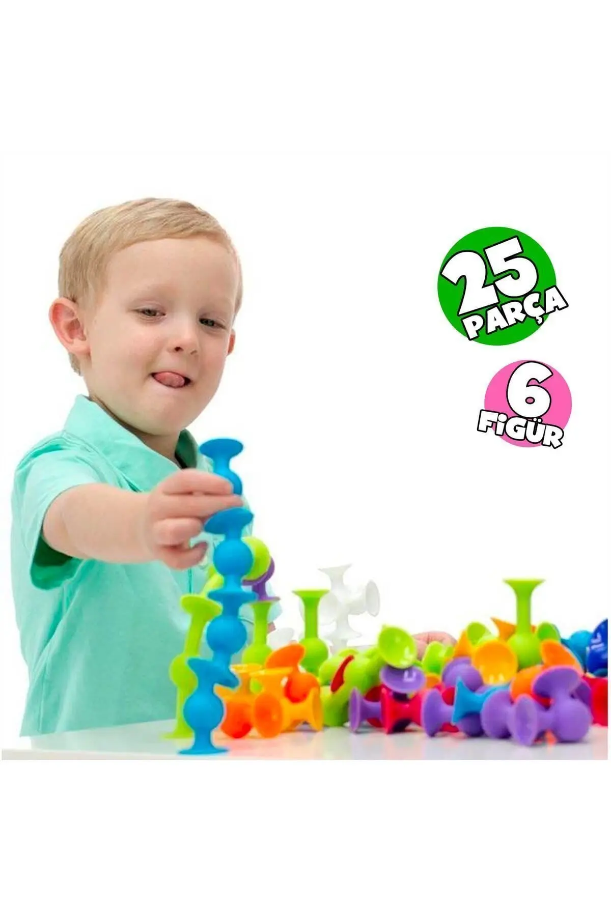 Vakum Molekül 25 Parça Yapı Taşları Fidget Duyusal Eğitici Oyuncak