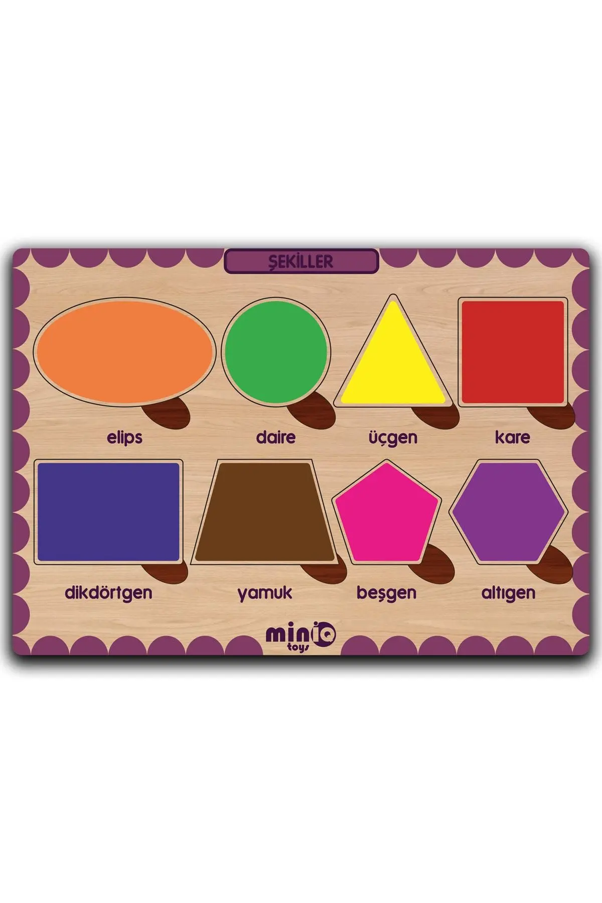 Ahşap Türkçe 6’lı Mega Set Eğitici Öğretici Yapboz