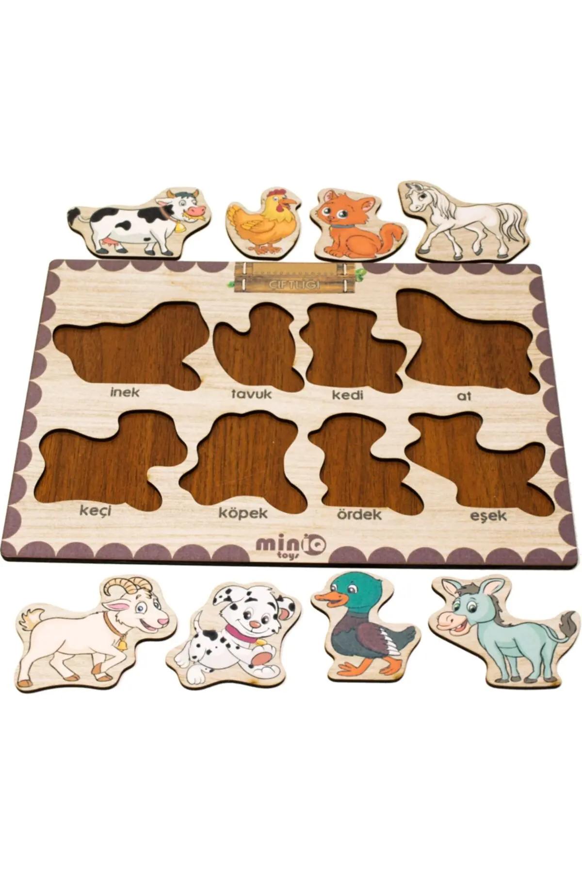 Ahşap Türkçe 6’lı Mega Set Eğitici Öğretici Yapboz