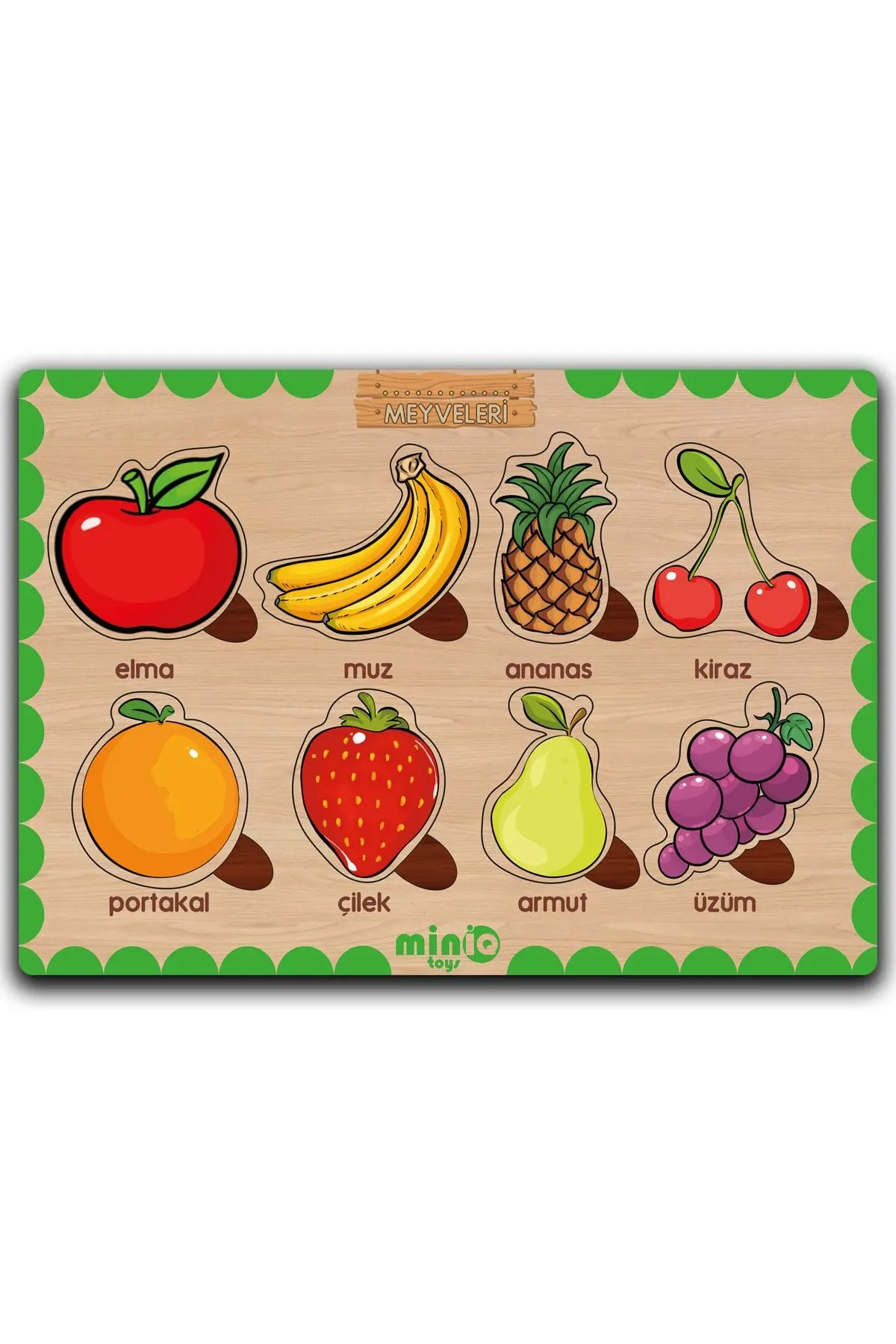 Ahşap Türkçe 6’lı Mega Set Eğitici Öğretici Yapboz