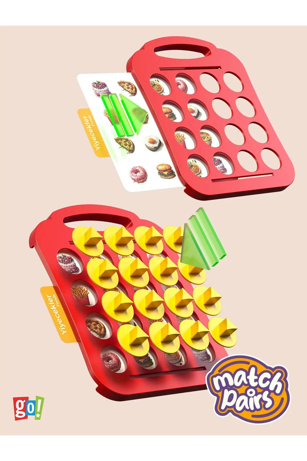 Match Pairs Hafıza Eşleştirme Oyunu Eğitici Oyuncak