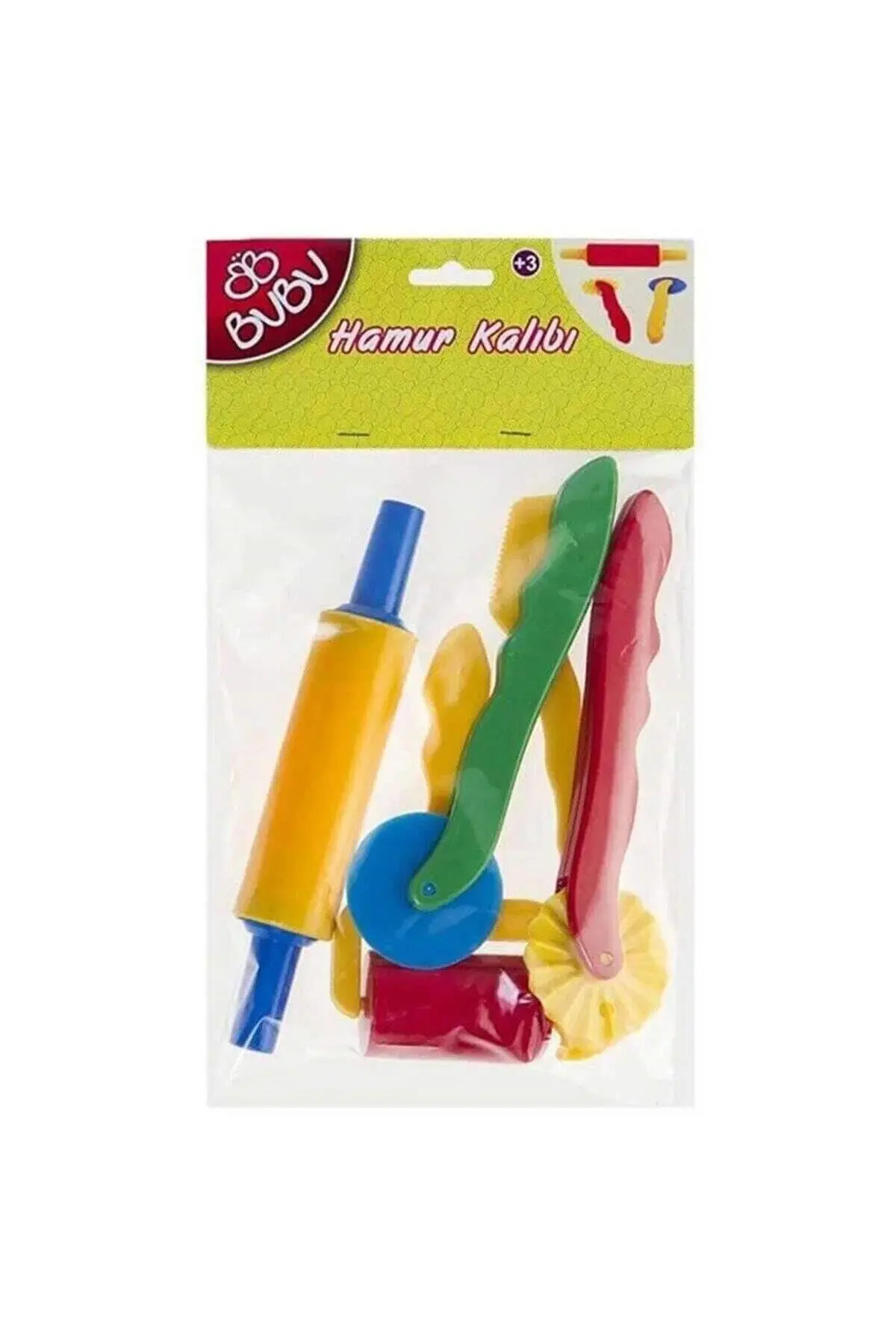 Bubu Bu-bu Oyun Hamuru Kalıbı Merdane Seti 6 Parça