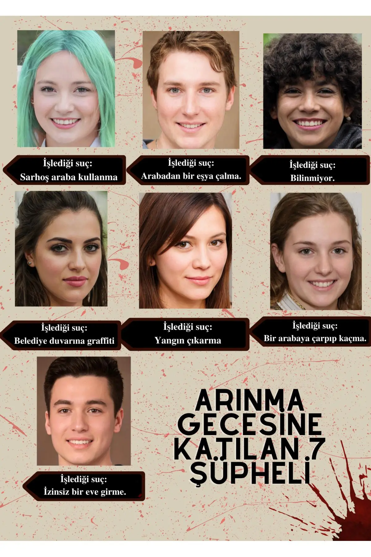 Arınma Gecesi Davası, Cinayet Çözme ve Katili Bulma Oyunu, Suçluyu Bulma- Dedektif Oyunu