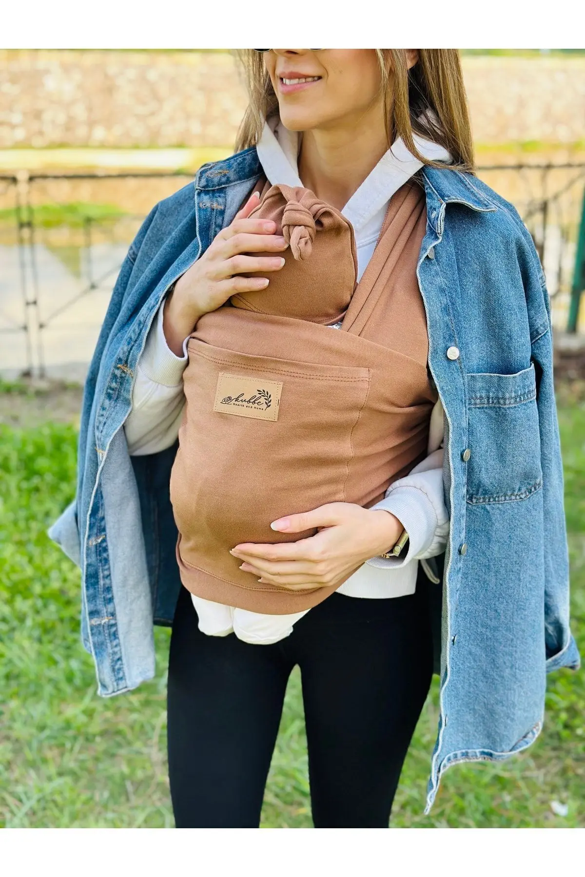 Anakucağı Cepli Bebek Taşıma Şalı, Bebek Askısı Sling