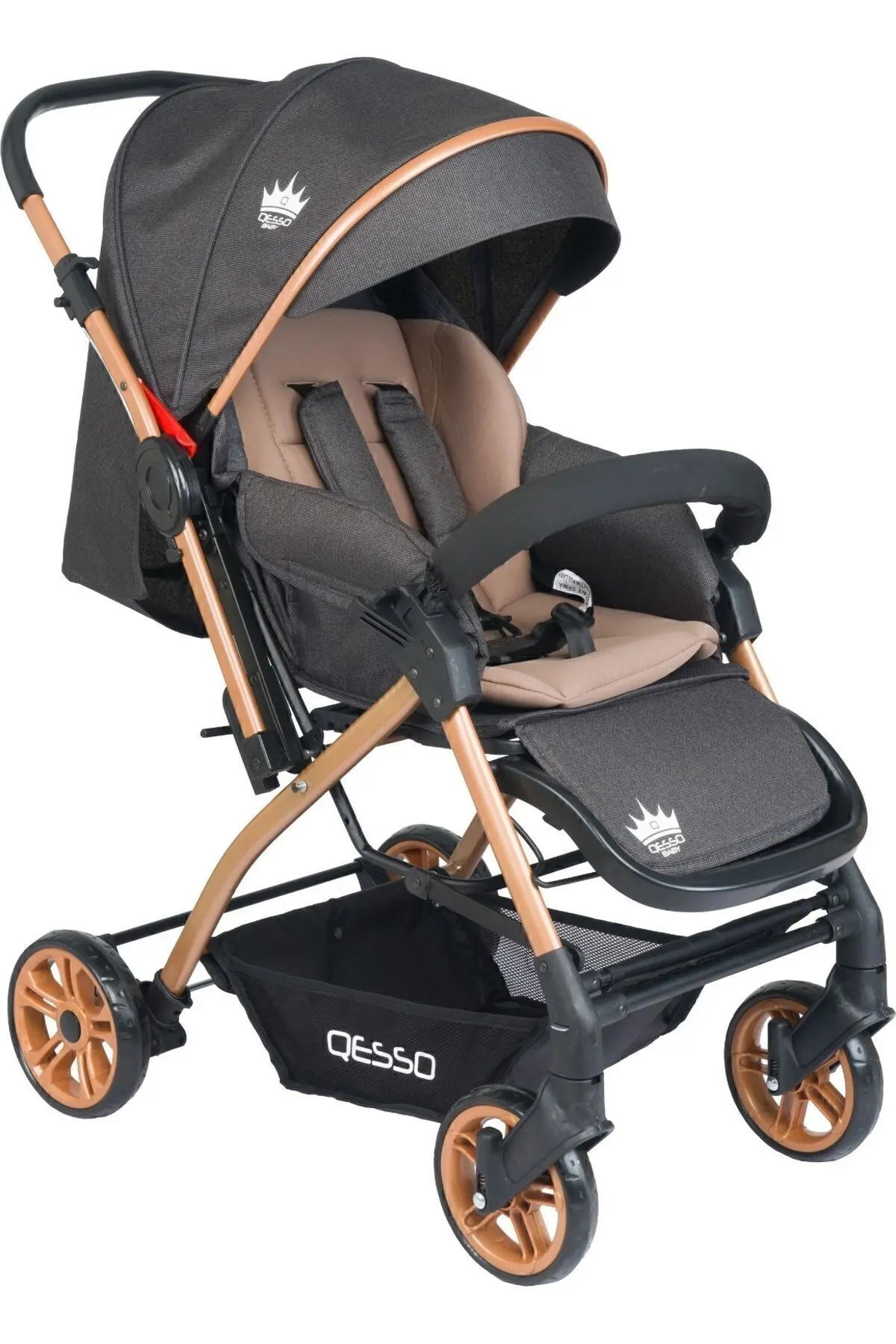 QESSO Baby Aqua Çift Yönlü Bebek Arabası Taşıma Ayak Örtüsü Hediye