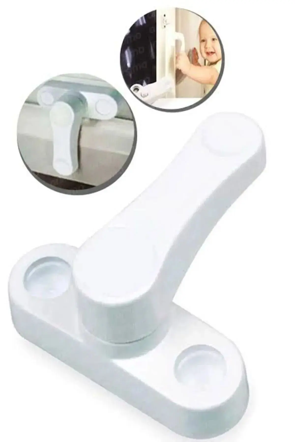 CocoVia Pvc Emniyet Kilidi | Pimapen Pencere Cam Balkon Kapısı Güvenlik Emniyet Kilidi