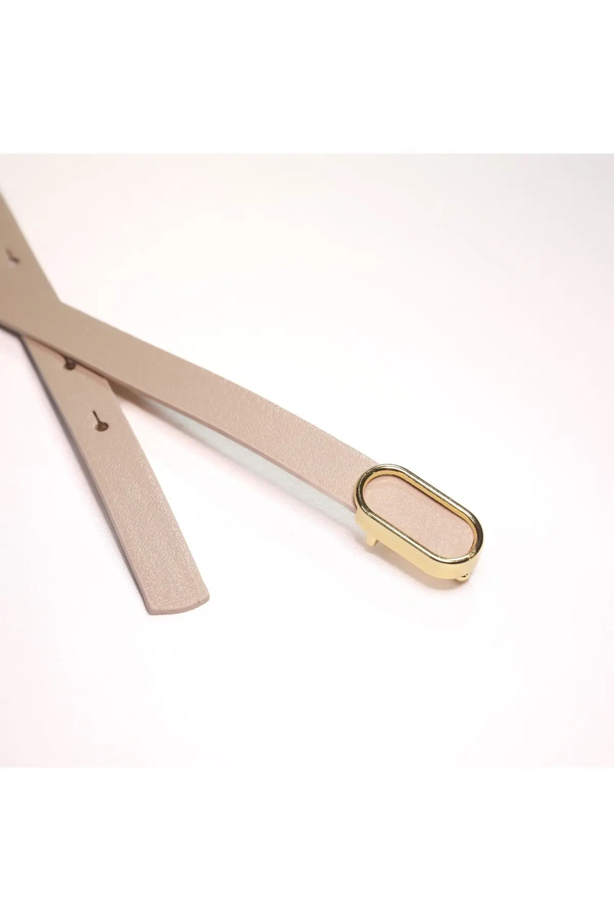 Ithal Oval Gold Tokalı Ince Kemer, Pantolon Kemeri, Gömlek Kemeri, Ceket Kemeri
