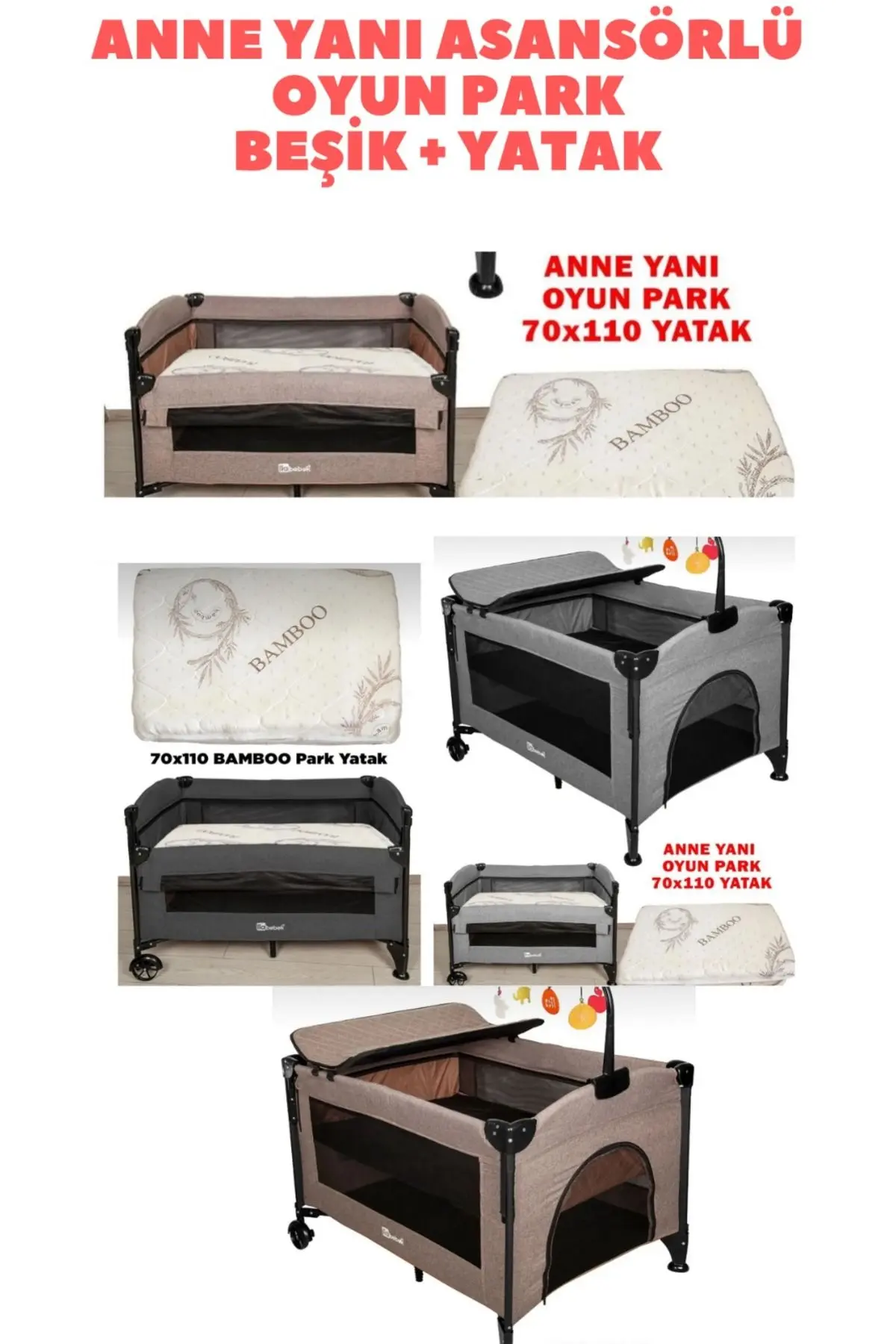 Yeni Doğan Çeyiz Bebek Arabası+Puset+Park Beşik+Yürüteç+Ana Dizi+Oyun Halısı+Mama Sandal.+Baby Nest