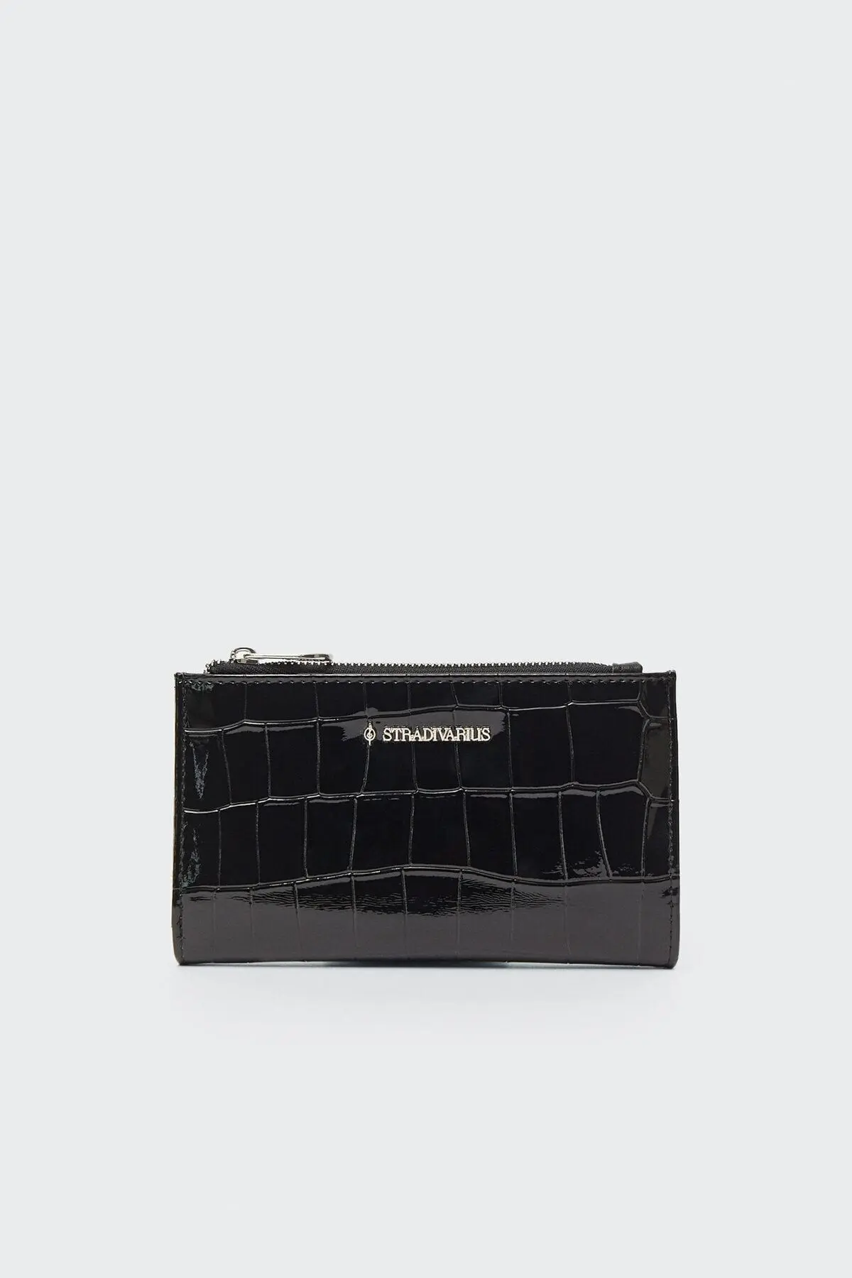 Stradivarius Timsah Deseni Görünümlü Basic Cüzdan