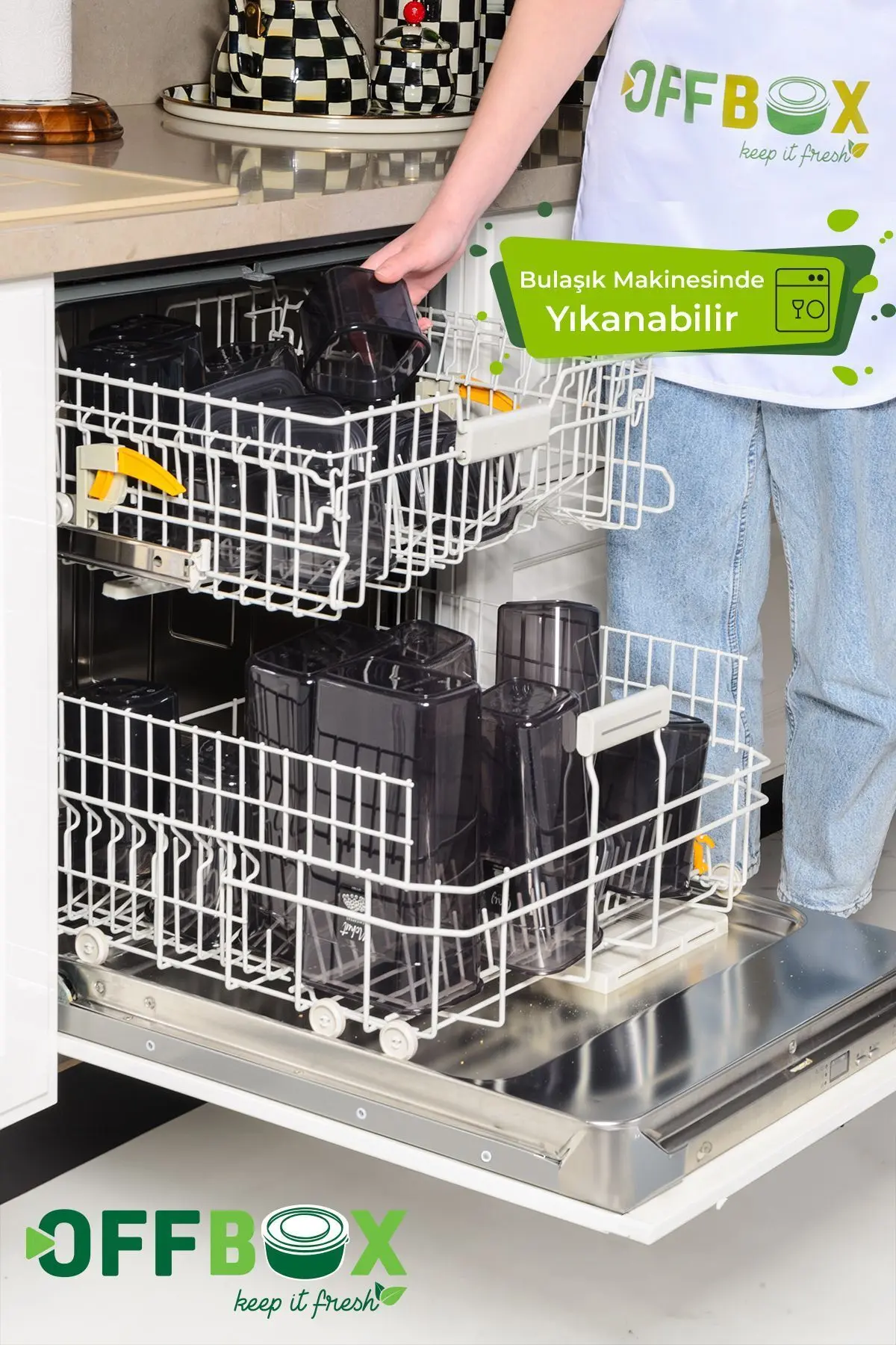 6 Adet 12 Parça 3,2 Litre Mega Boy Dikdörtgen Erzak Bakliyat Saklama Kabı Seti 20 Etiket Hediyeli