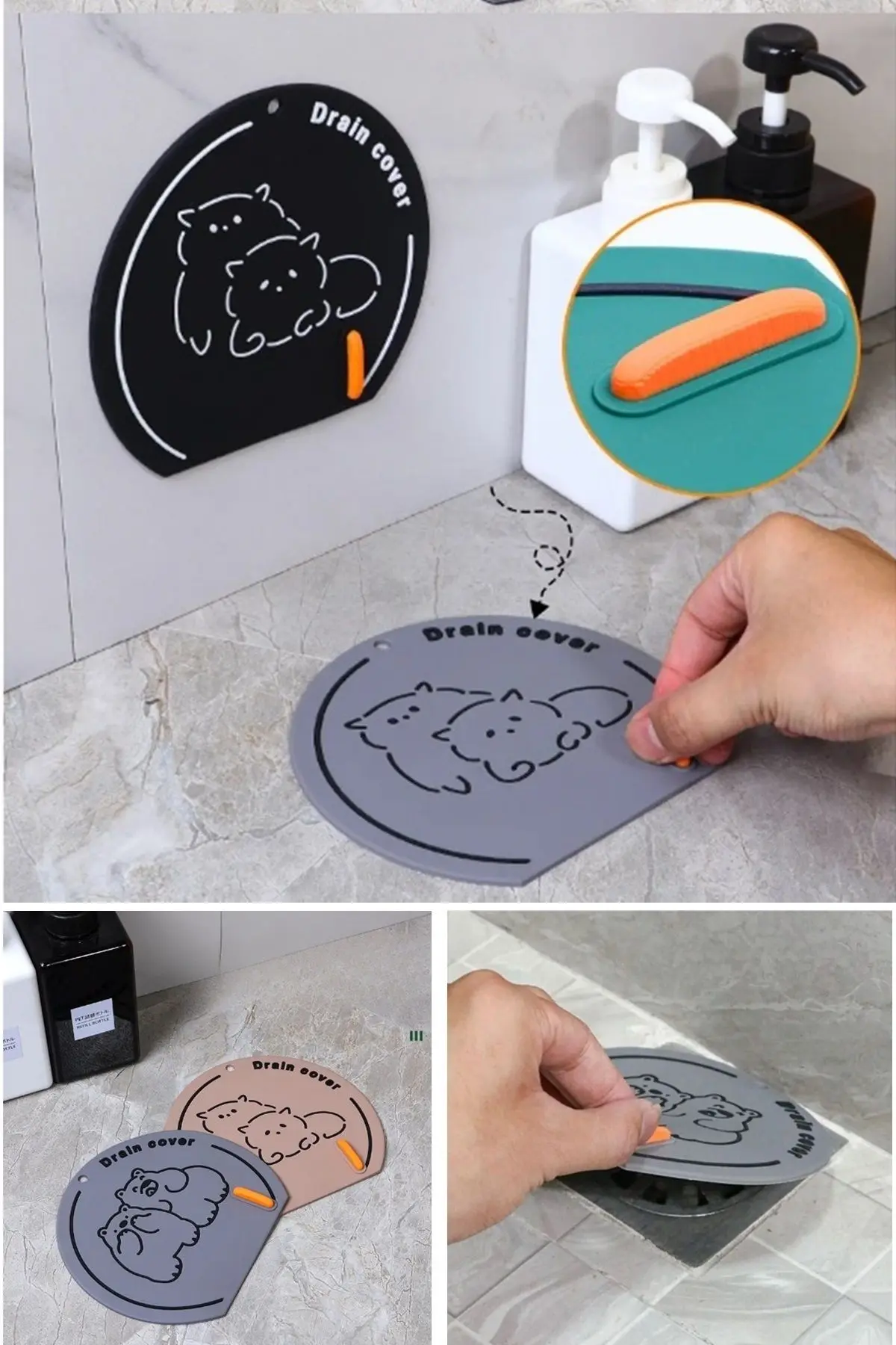 AYGÖREN HOME Banyo ve Mutfak Lavabo Koku Önleyici Gider Koruyucu Silikon Sızdırmaz Ped