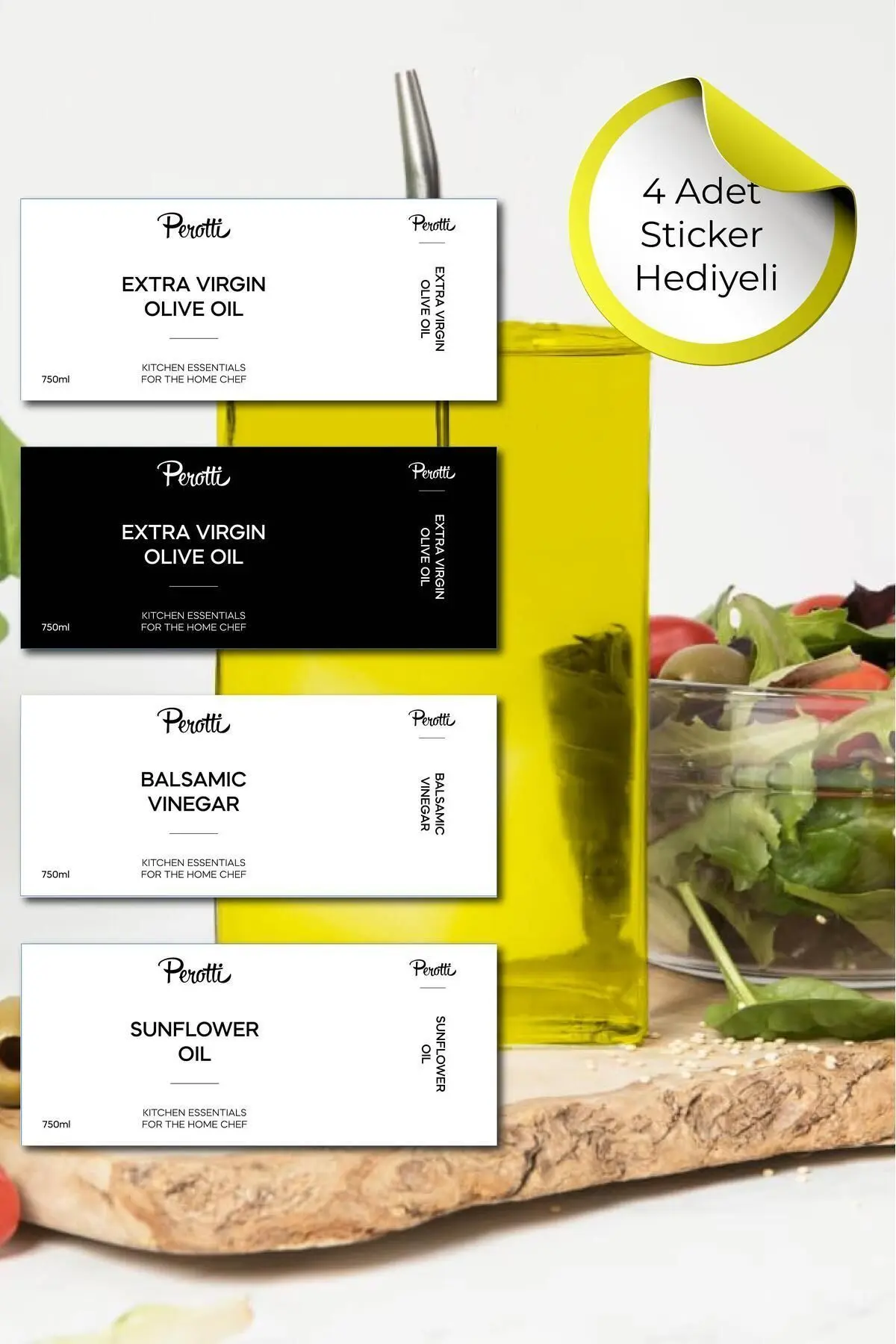 Molivet 750ml Silver Kapak Cam Yağdanlık-sosluk-sirkelik