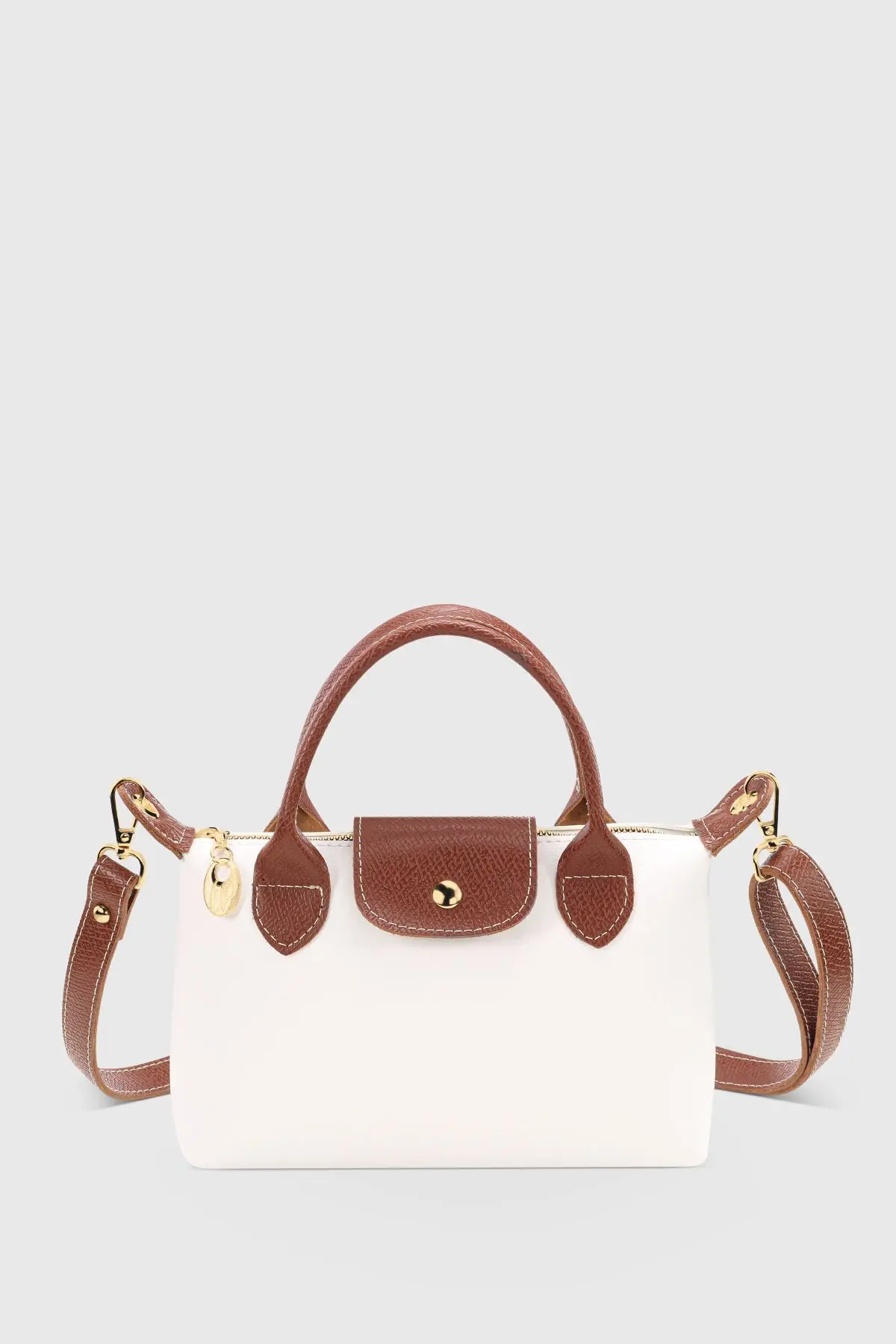Housebags Beyaz Çok Yönlü PU Deri Çapraz Askılı Çanta 255