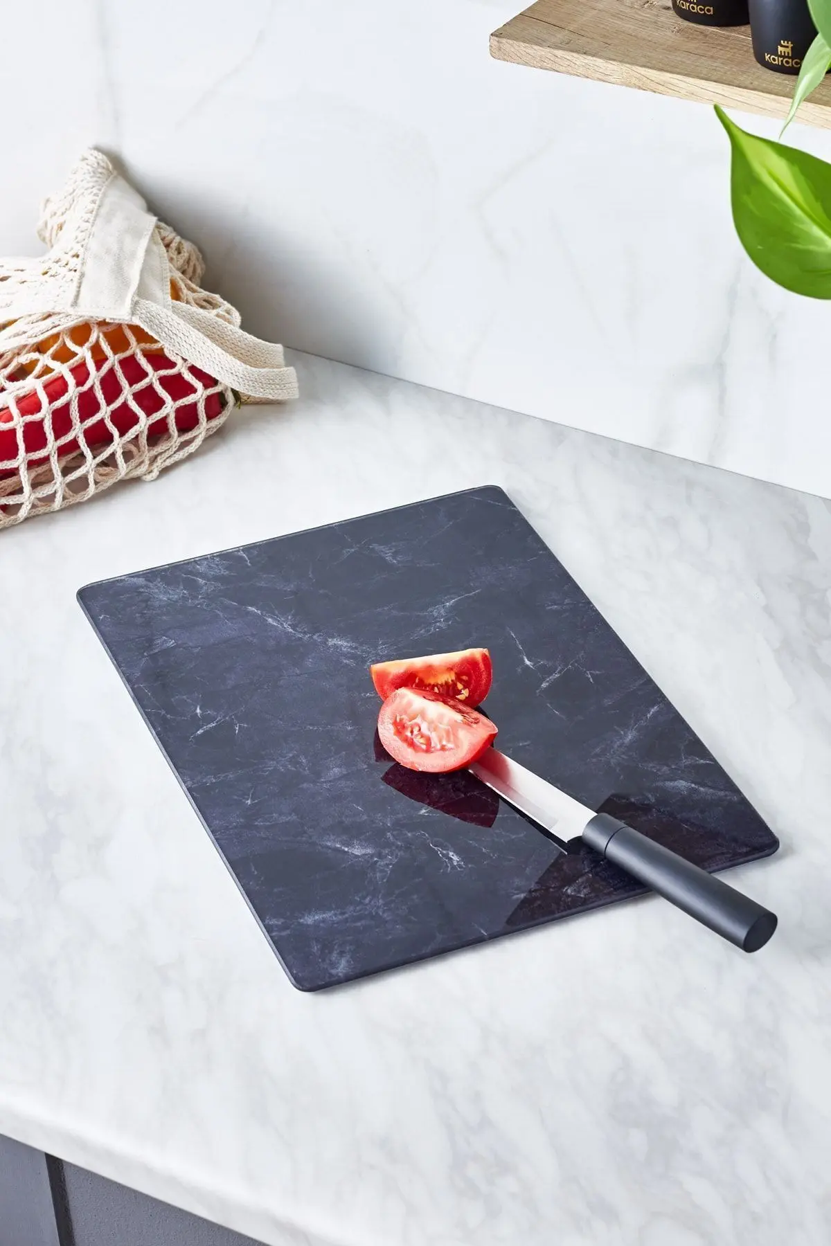 Ayaz Cam Kesme Tahtası 35 cm