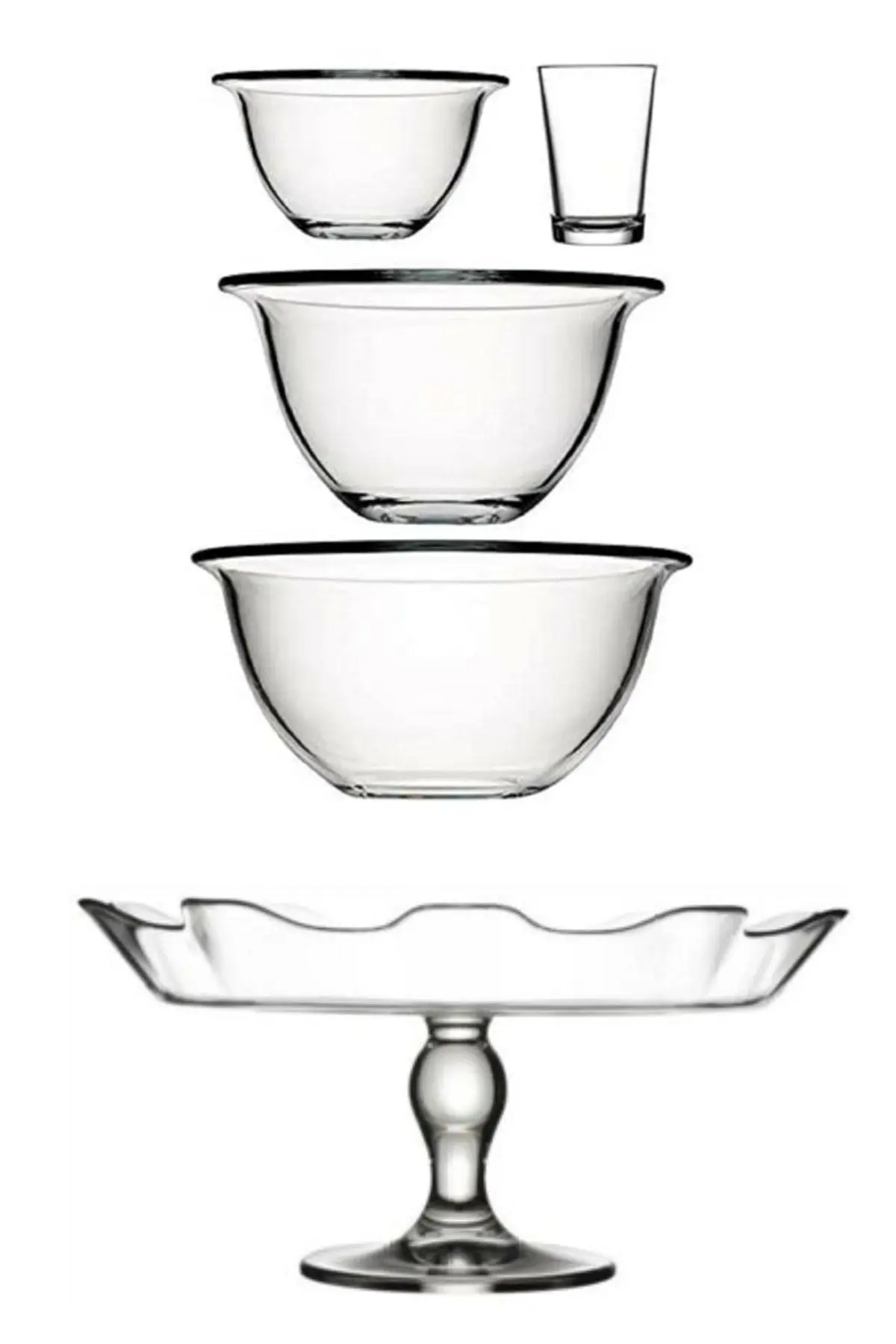 Paşabahçe Arda Türkmen Hazırlık Seti Ve Splash Sunum Servis Tabağı