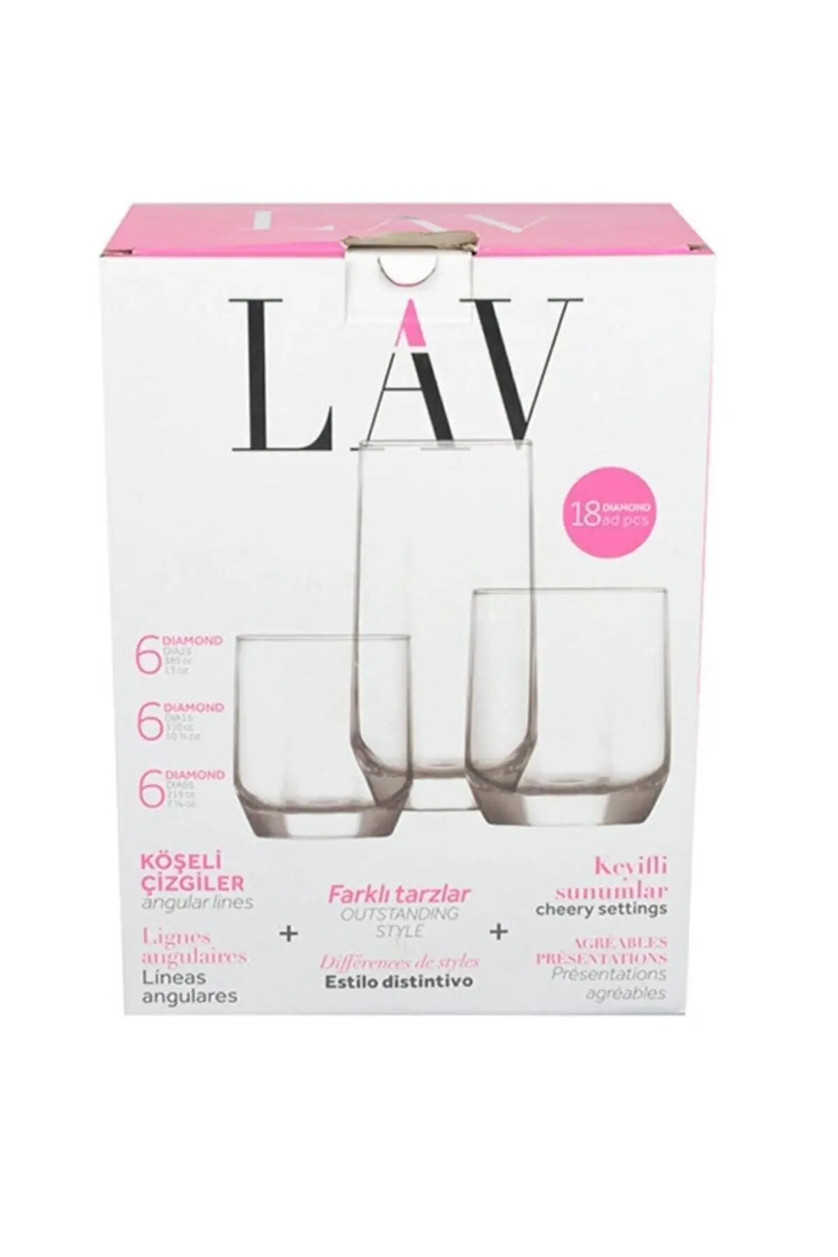 Diamond Bardak Takımı 18 Parça Fma05058