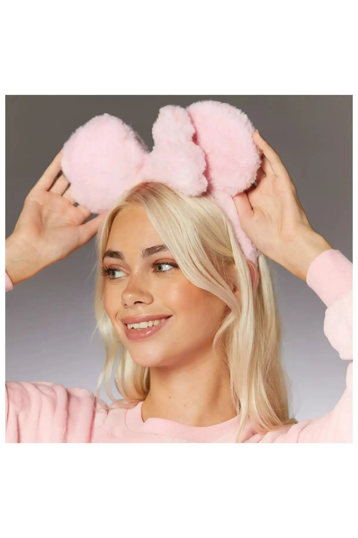 SB SizinBazar Minnie Mouse Takımı!-süper Soft Saç Bandı Ve Bileklik Makyaj Seti