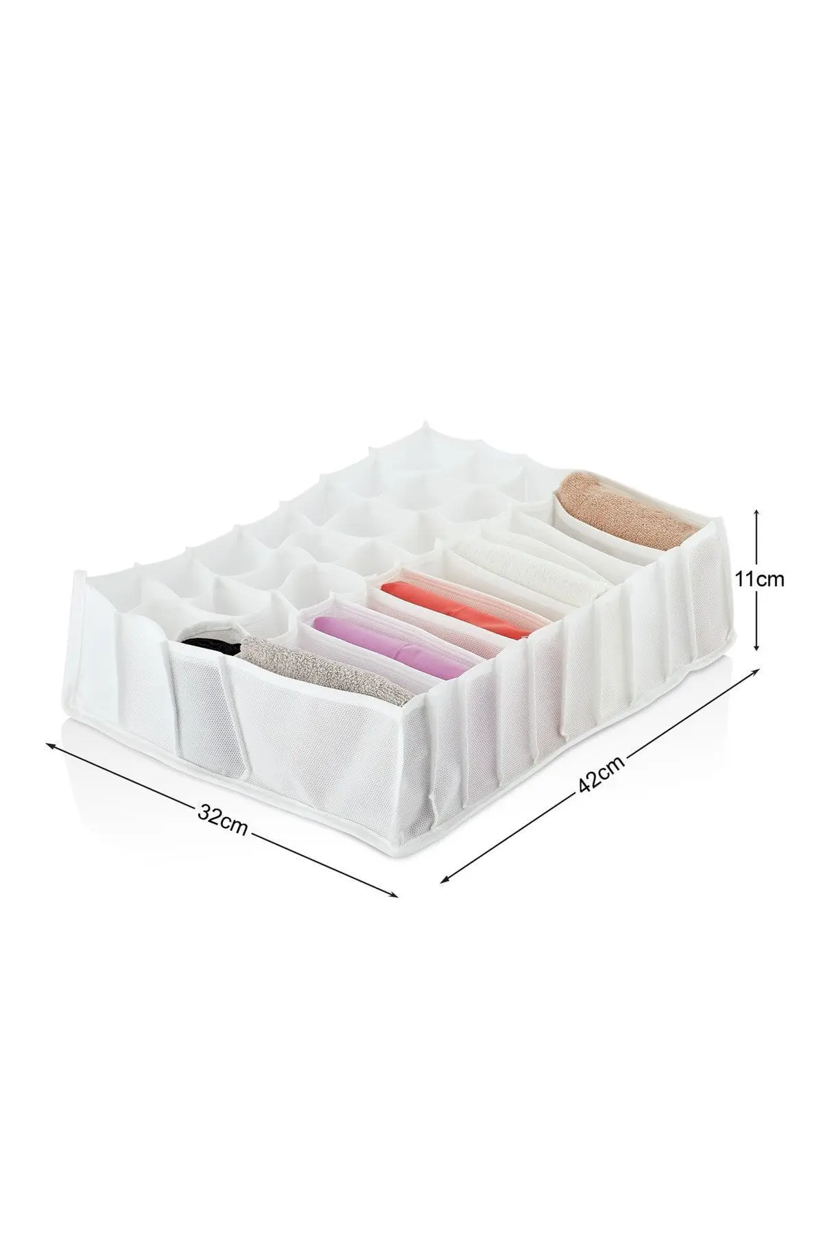 31 Gözlü Çekmece Düzenleyici Petek Ve Cepli Organizer 42 X 32 X 11 Cm
