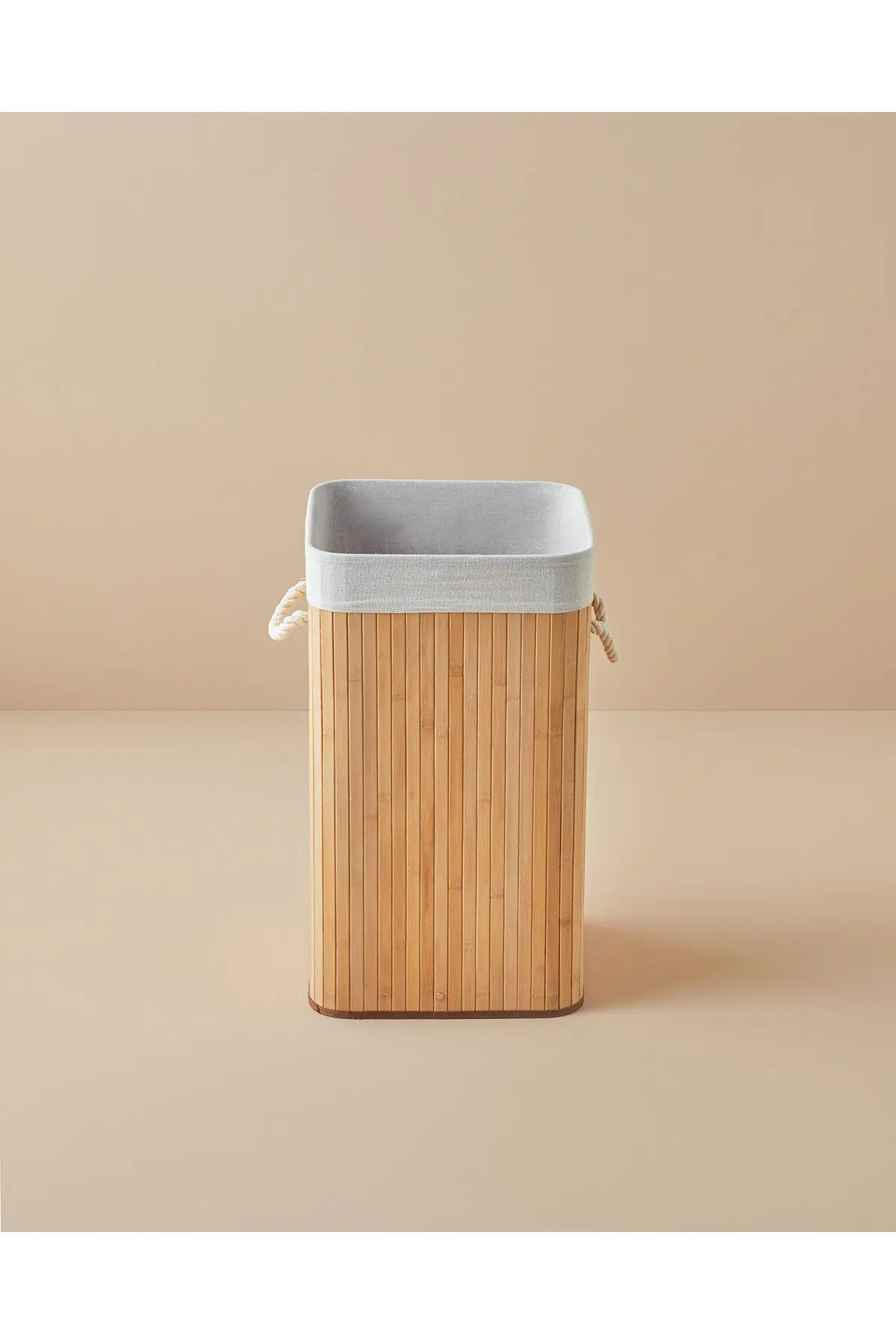 Fancy Katlanabilir Çamaşır Sepeti Bej