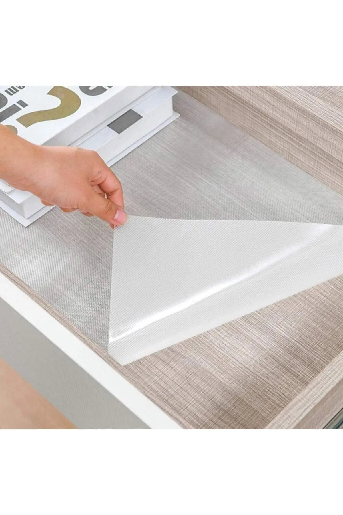 Herbert Weber Kaymaz Dolap Içi Şeffaf Çekmece Içi Raf Örtüsü Buzdolabı Mutfak Kullanımına Uygun 45cm X 10 Metre
