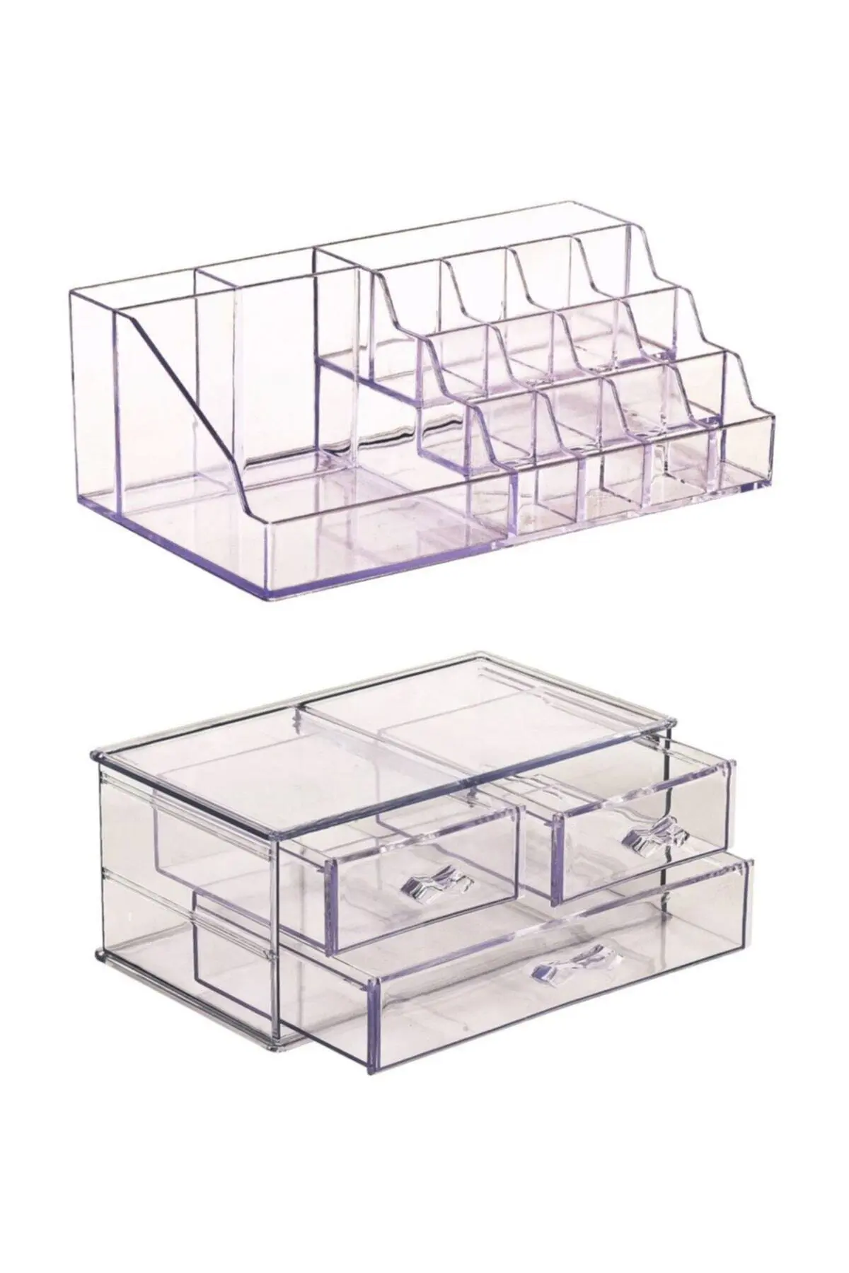 3 Çekmeceli Makyaj Düzenleyici Organizer Set