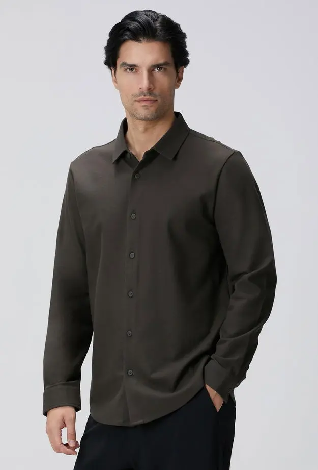 Network Network Erkek N-Tech Haki Gömlek