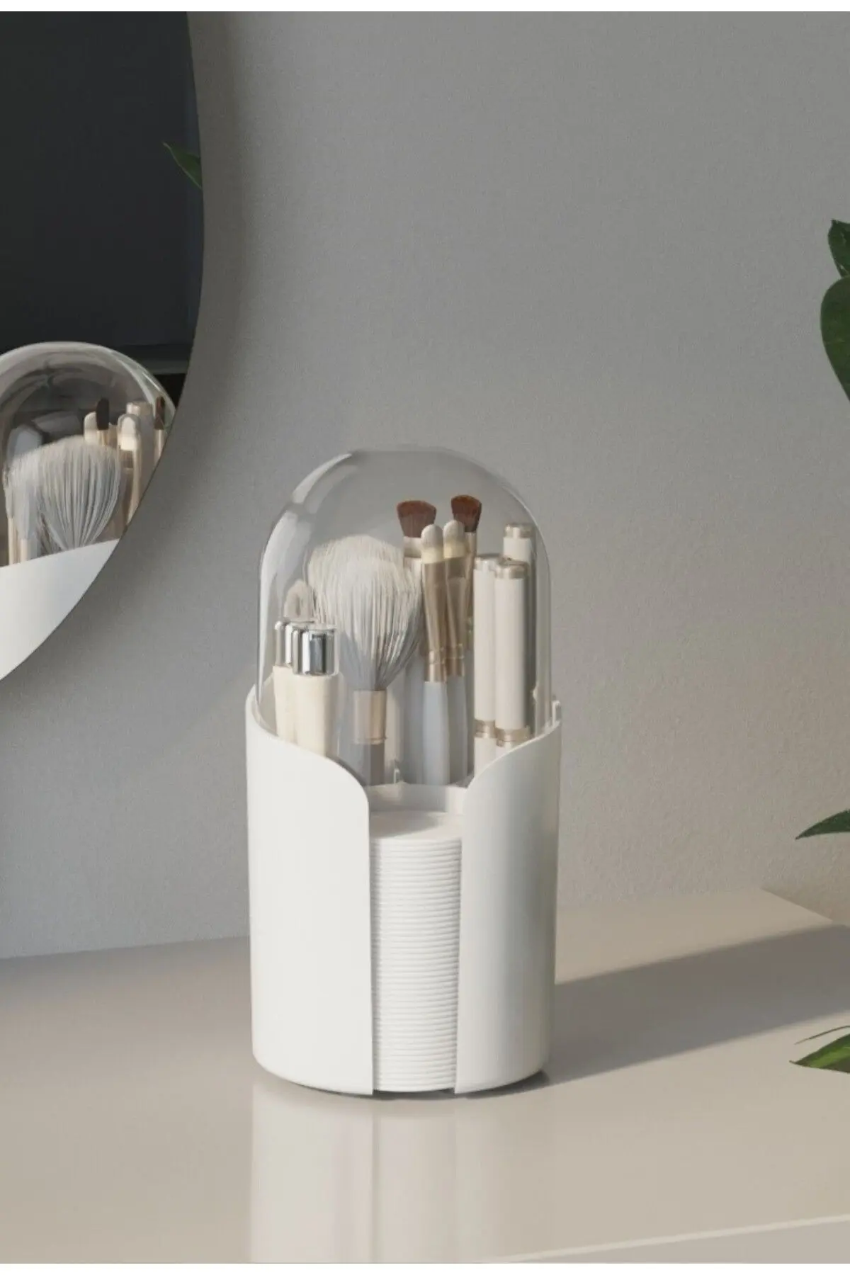 Higienox Olivia Brush Makyaj Fırçası ve Pamuk Düzenleyici Organizer