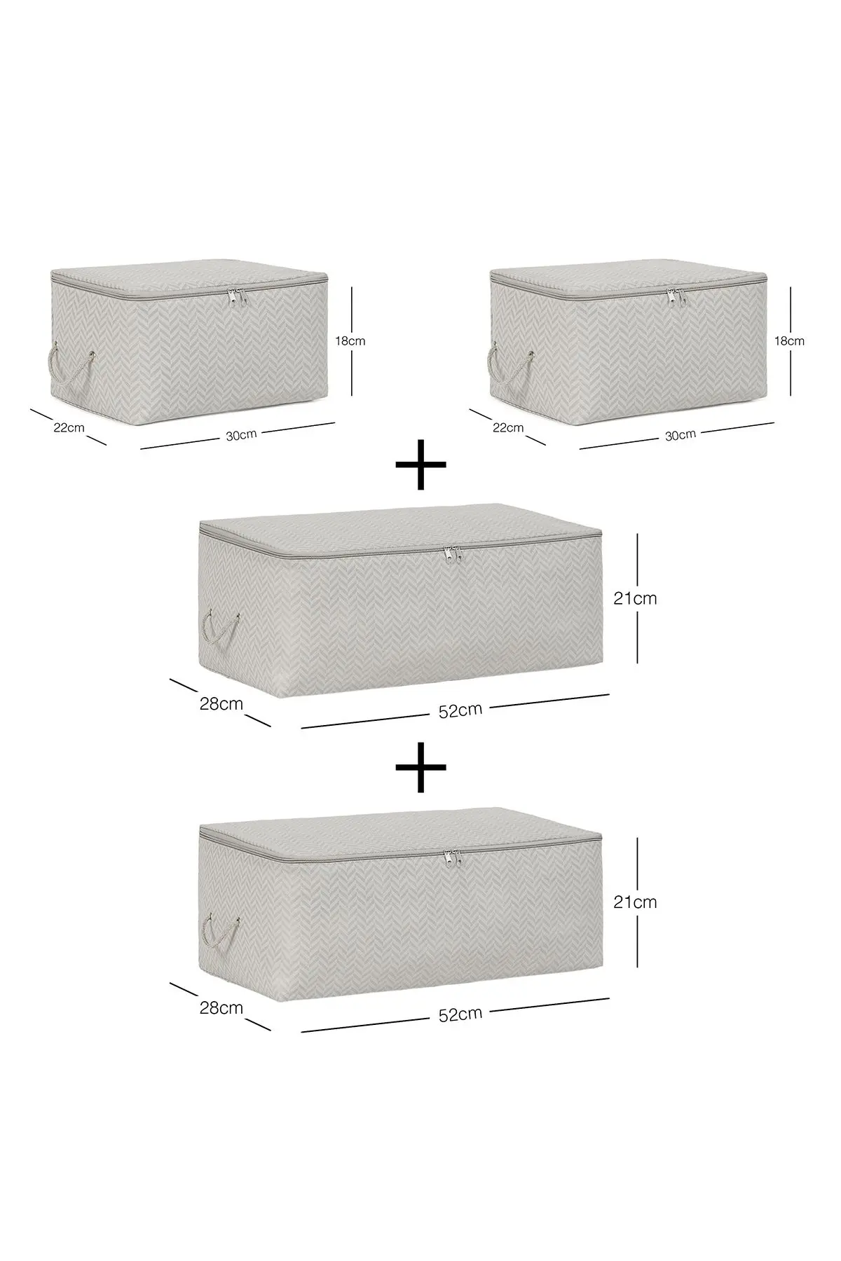 4'lü Gri Balıksırtı Baza Altı Kazak Pike Battaniye Hurcu