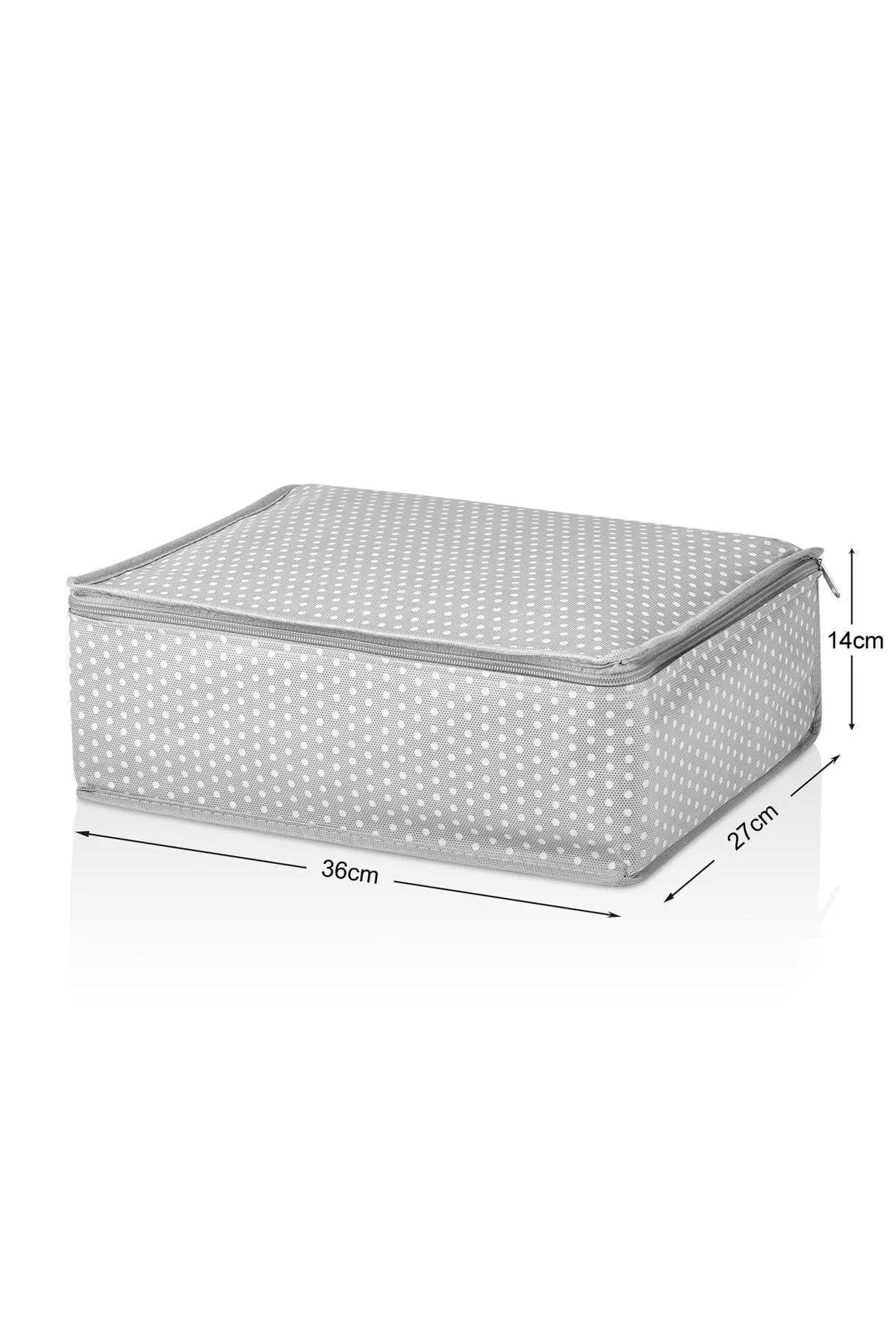 6'lı Valiz Düzenleyici Filesiz Set - Gri Benekli