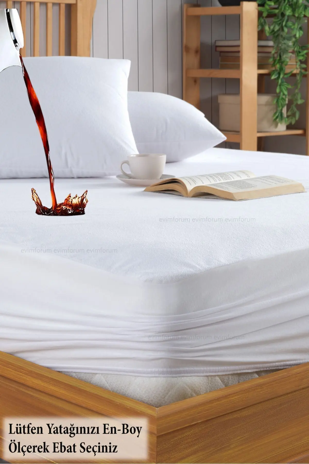 Formeya Mikro Fitted Full Kenar Su Sıvı Geçirmez Yatak Koruyucu Alez Çarşaf Tek Çift Battal (16 FARKLI EBAT)