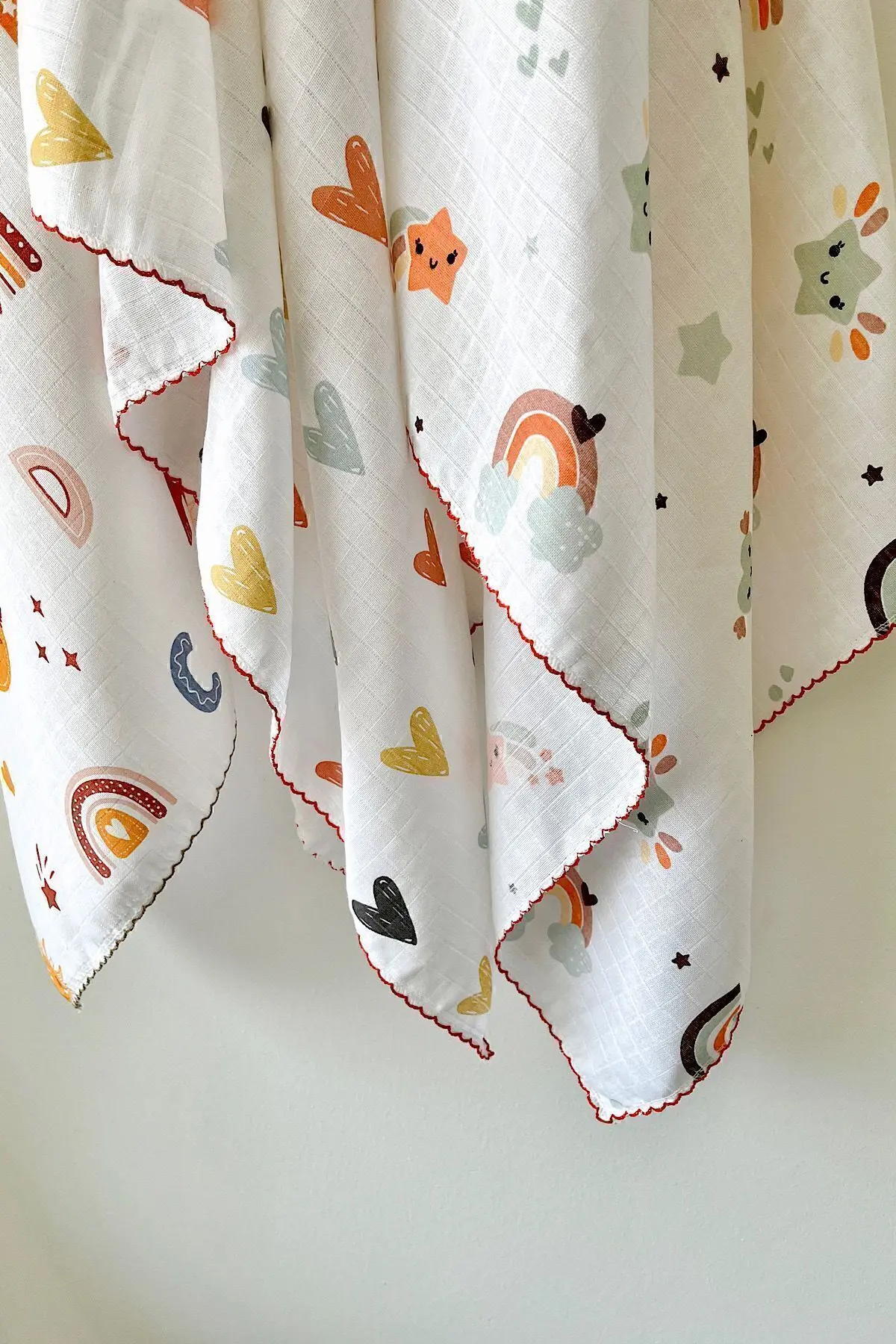 Çok Amaçlı Müslin Örtü 3’lü Set, Müslin Yenidoğan Bebek Battaniyesi, %100 Pamuk Müslin Bez, 80*90 cm