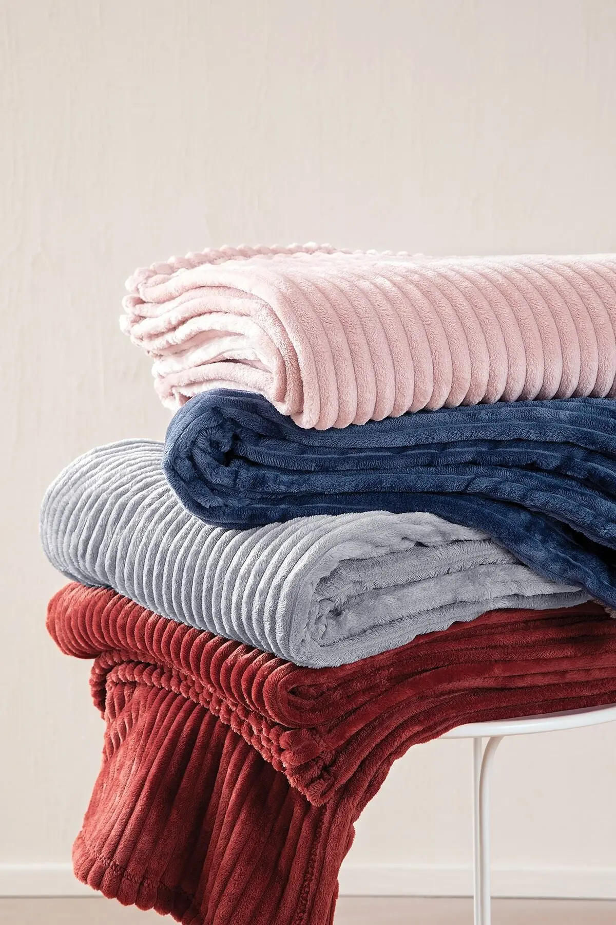 Holly Wellsoft Tek Kişilik Battaniye - Pudra