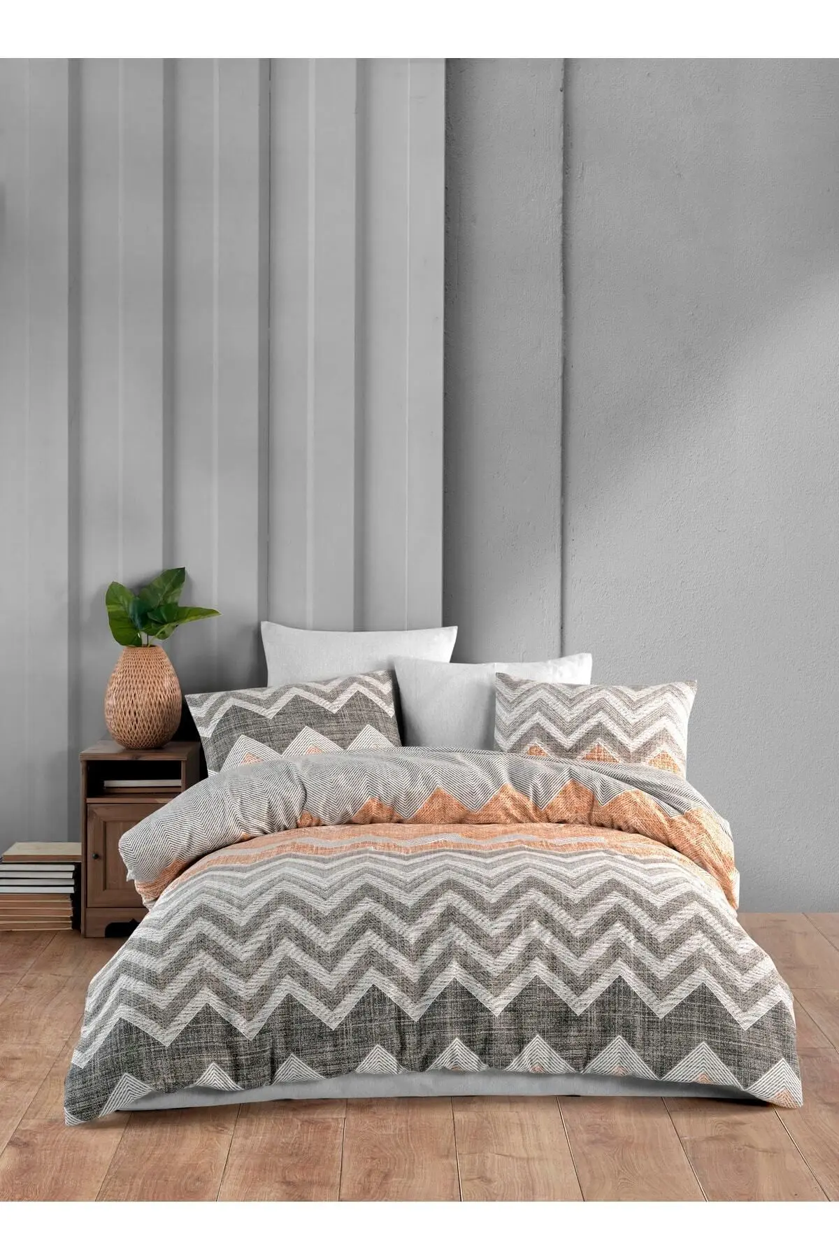 Lastikli Çarşaflı Çift Kişilik Nevresim Takımı Superior 200x220 cm