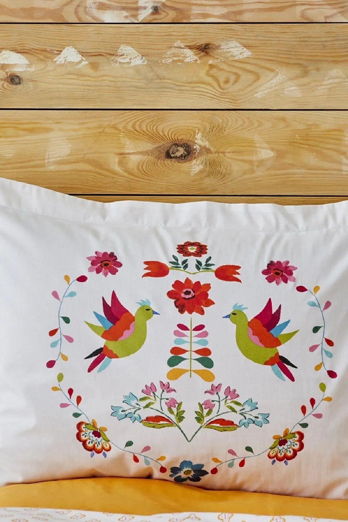 Parlin Fuşya %100 Pamuk Çift Kişilik Nevresim Takımı