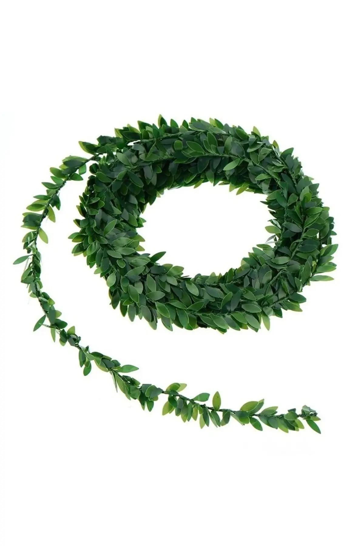 Prestij Boncuk 7.5 Metre Tel Yaprak Şerit Yapay Taç Sarmaşık Çiçek Süs Dekorasyon